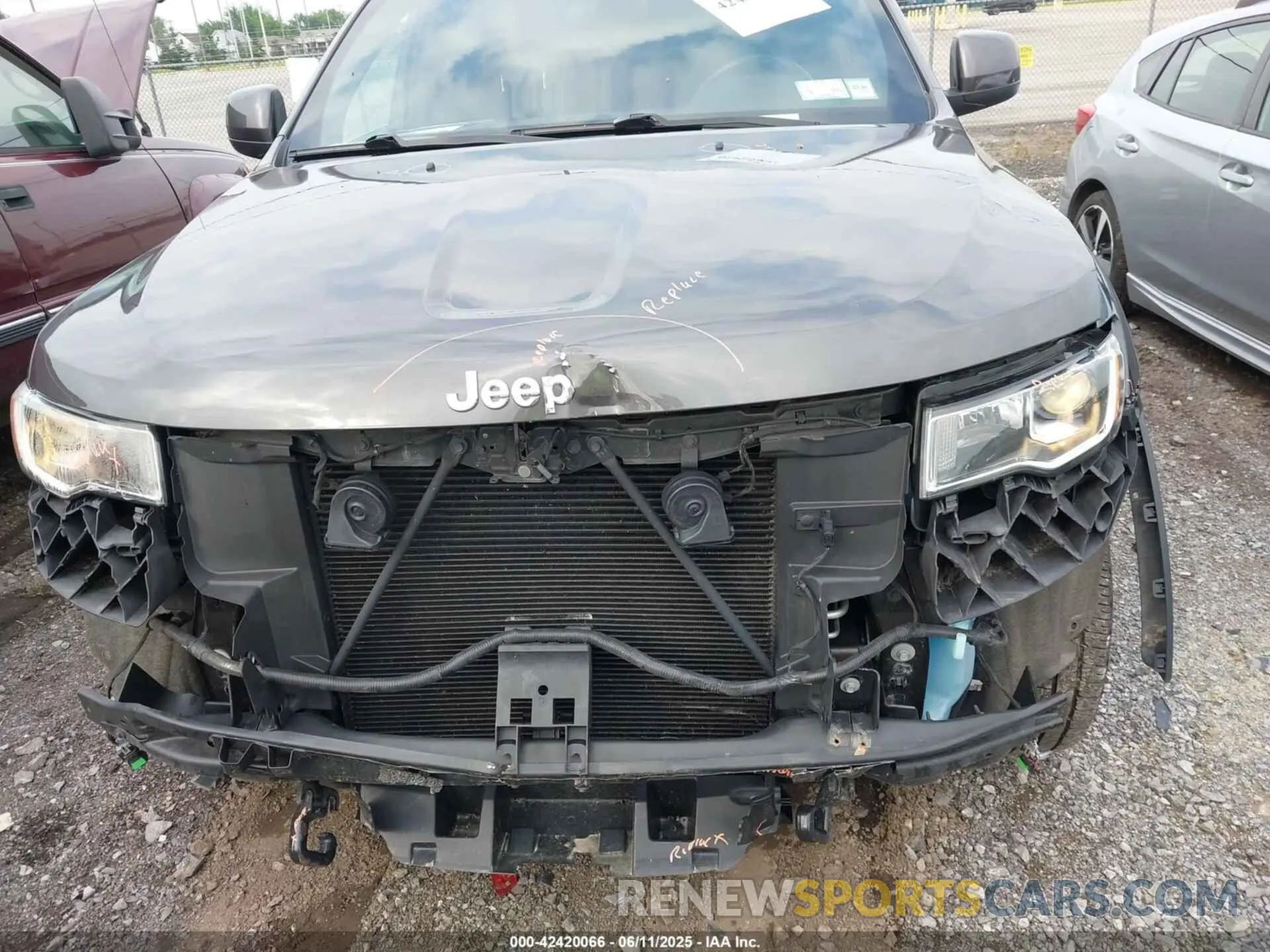 6 fotografías del automóvil dañado 1C4RJFAG5MC691307 JEEP GRAND CHEROKEE 2021
