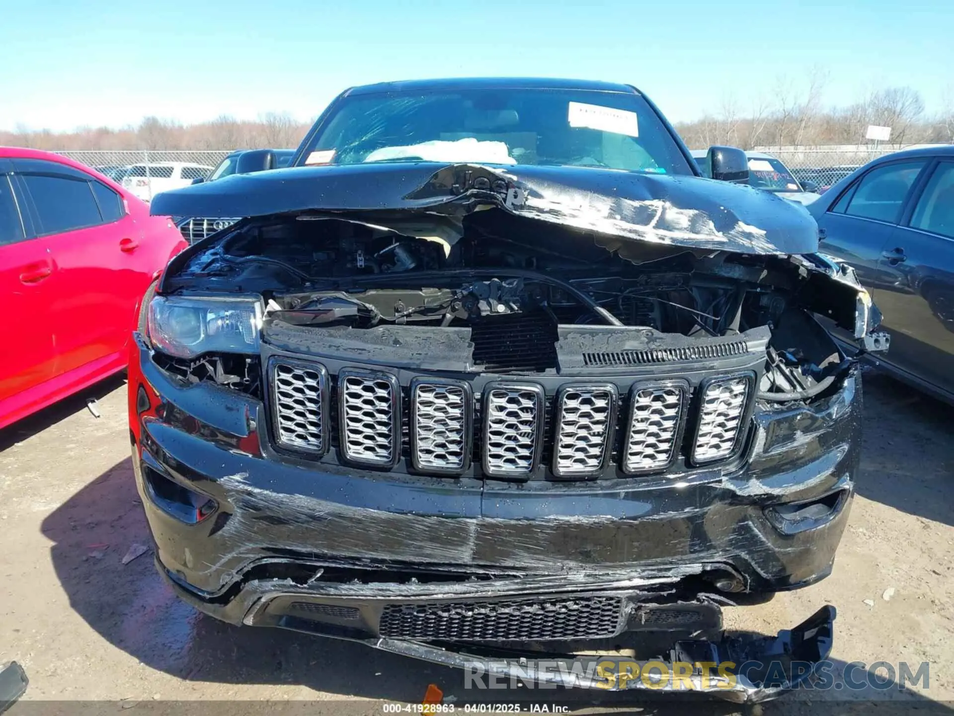 12 fotografías del automóvil dañado 1C4RJFAG5MC704072 JEEP GRAND CHEROKEE 2021
