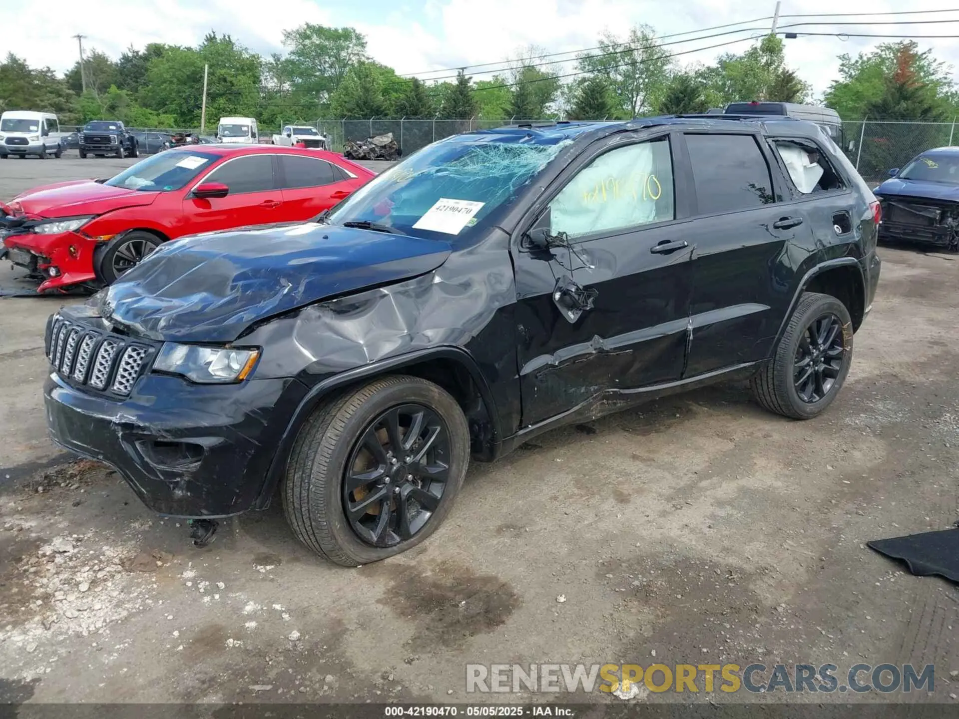 2 fotografías del automóvil dañado 1C4RJFAG6MC623212 JEEP GRAND CHEROKEE 2021