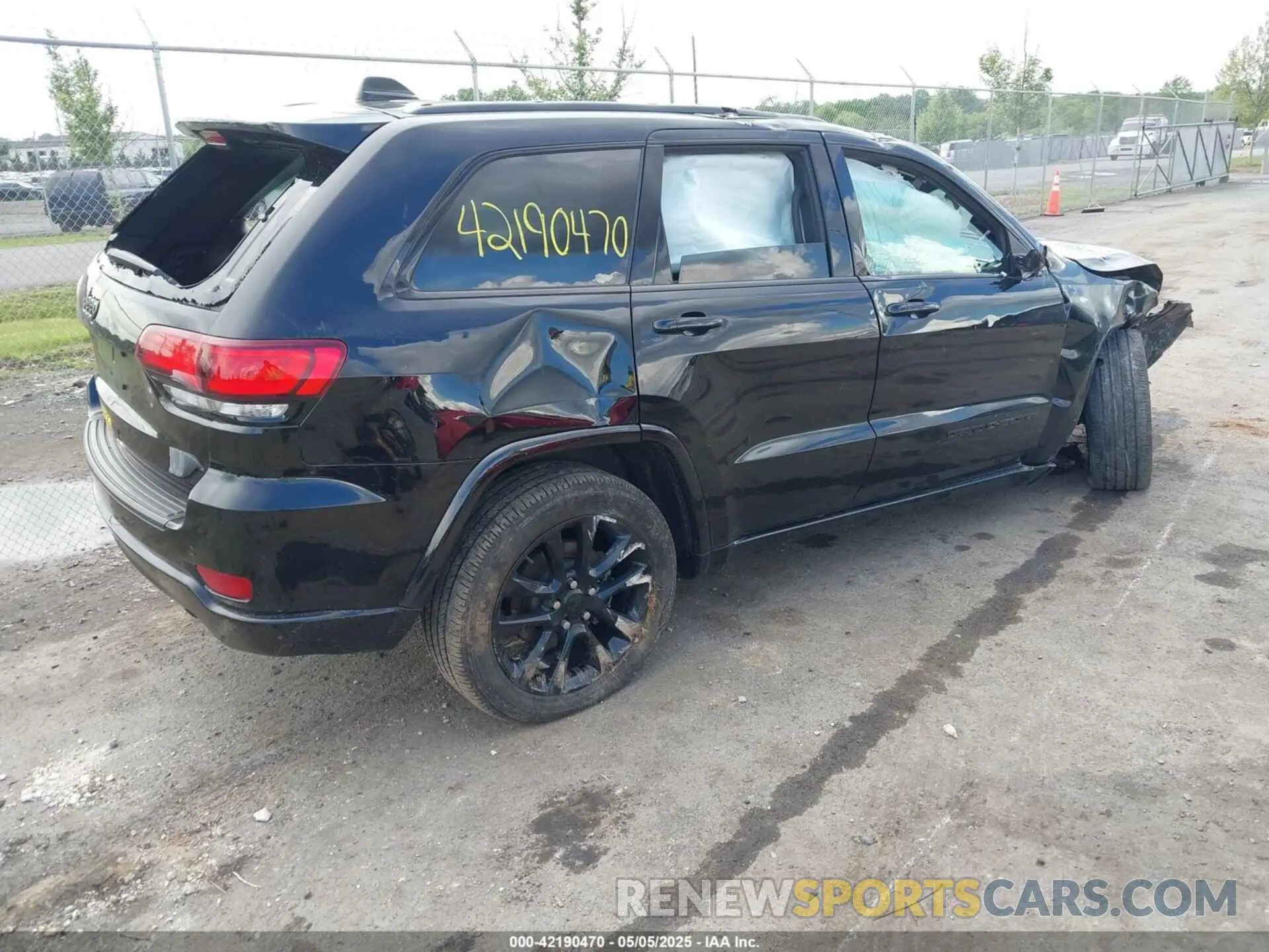 4 fotografías del automóvil dañado 1C4RJFAG6MC623212 JEEP GRAND CHEROKEE 2021