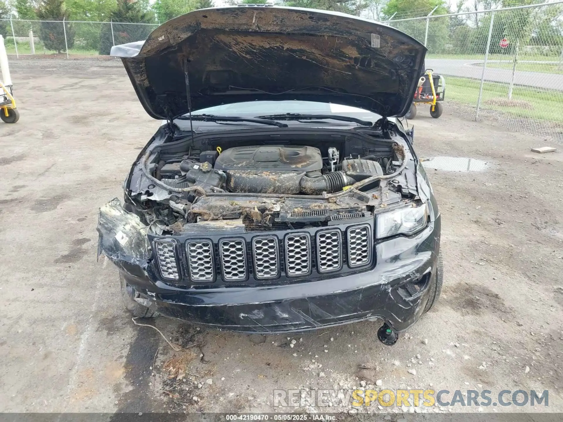 6 fotografías del automóvil dañado 1C4RJFAG6MC623212 JEEP GRAND CHEROKEE 2021