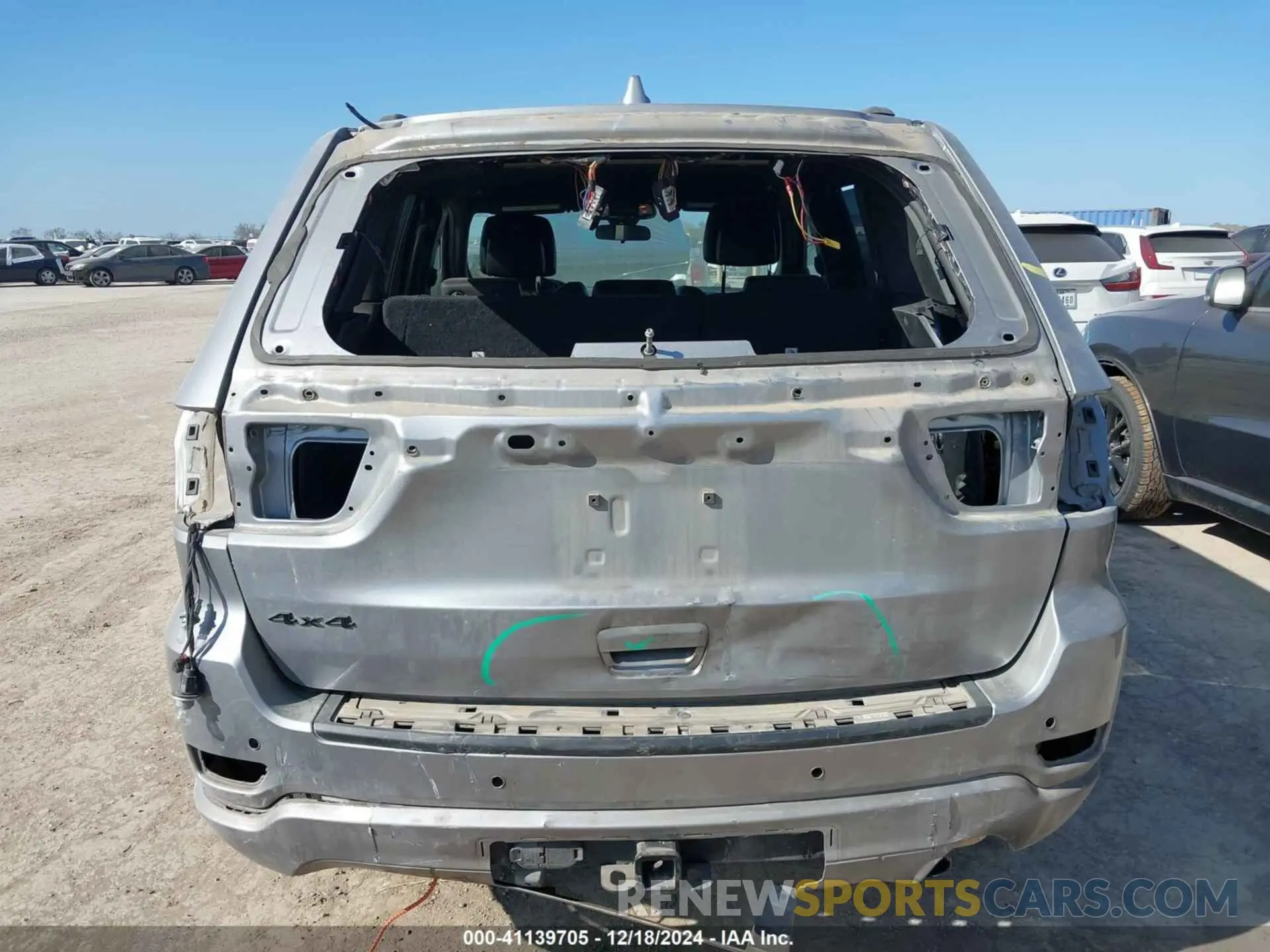 16 fotografías del automóvil dañado 1C4RJFAG6MC769674 JEEP GRAND CHEROKEE 2021