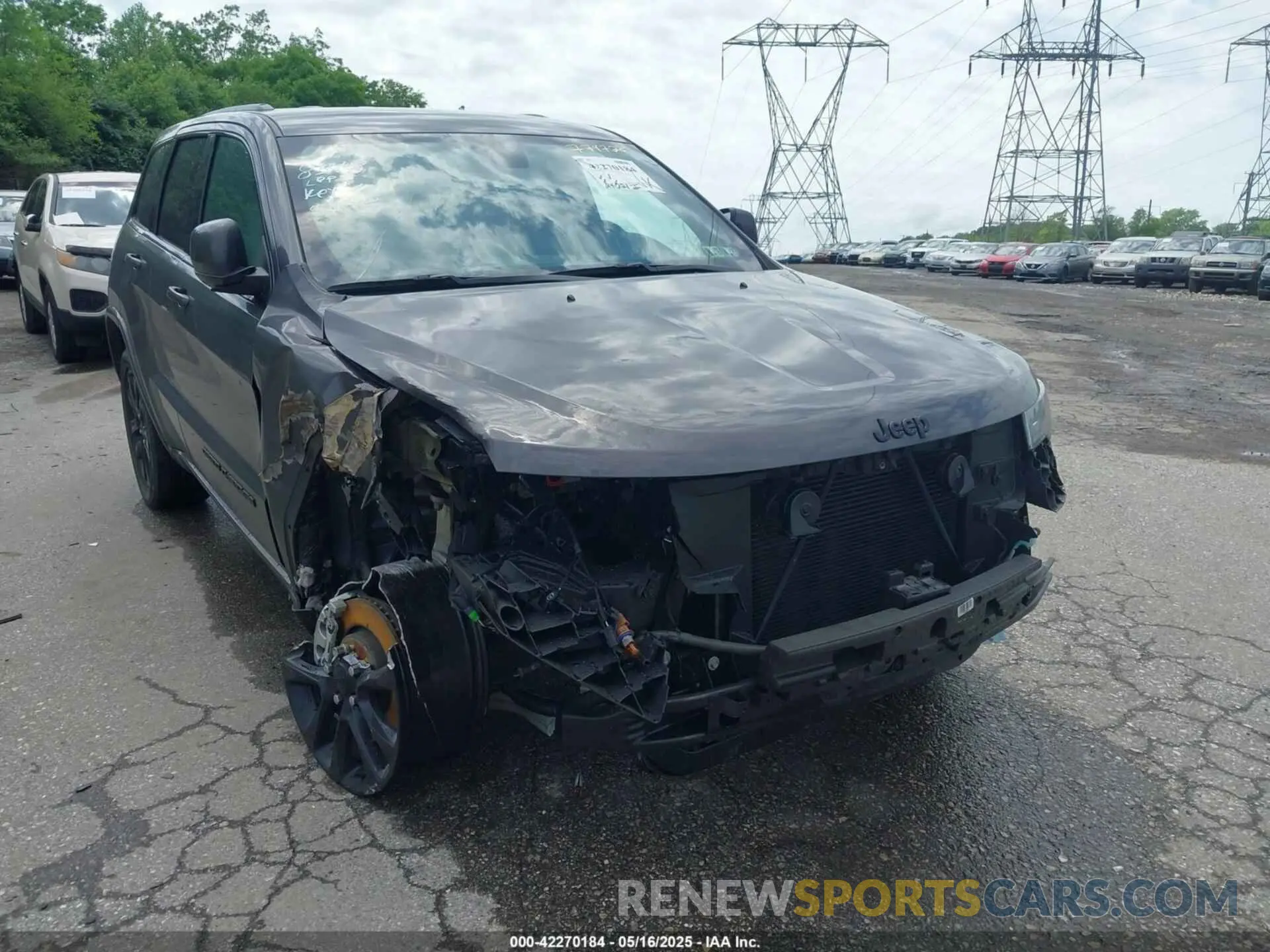 6 fotografías del automóvil dañado 1C4RJFAG6MC774728 JEEP GRAND CHEROKEE 2021