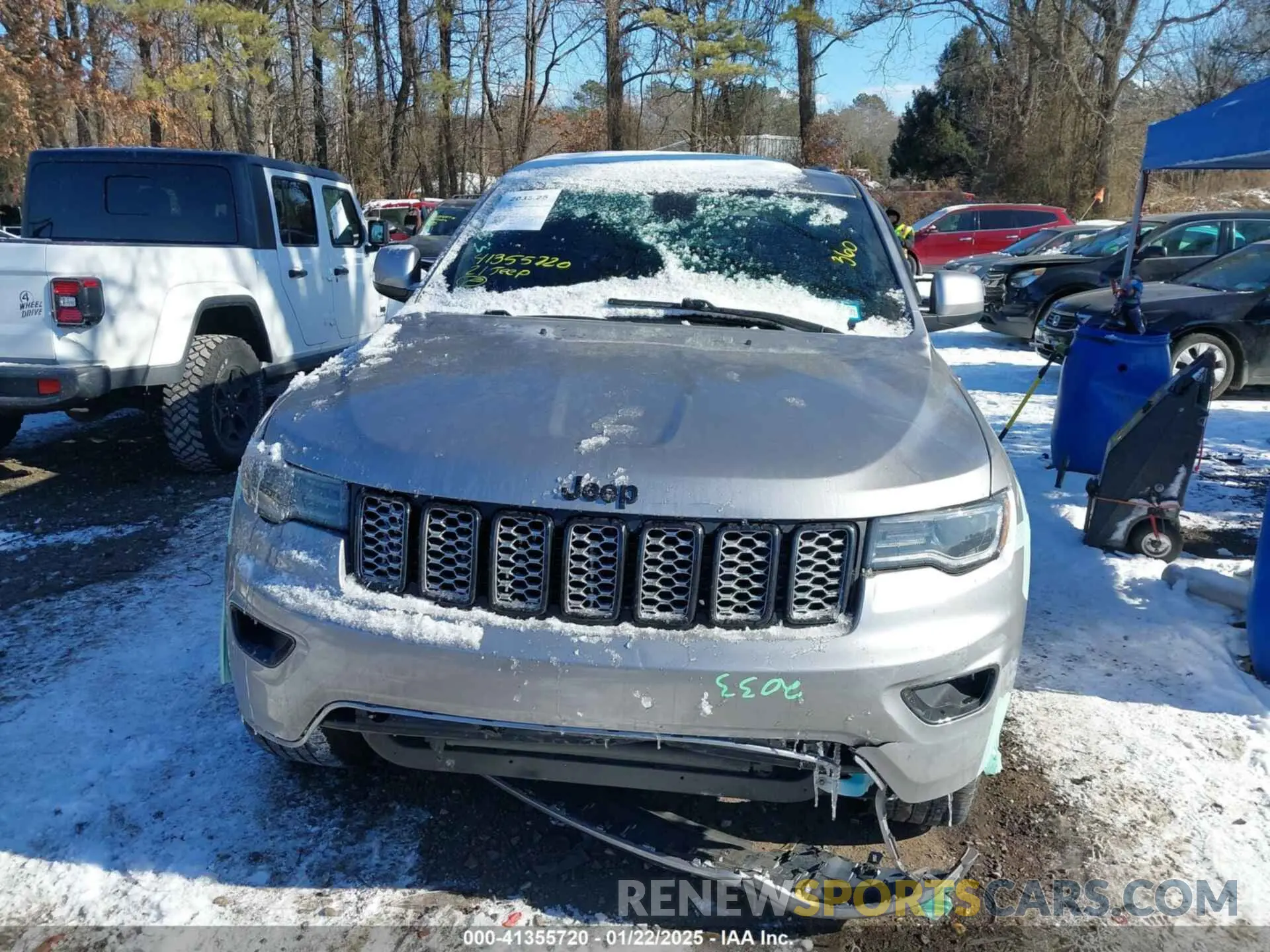 12 fotografías del automóvil dañado 1C4RJFAG6MC779413 JEEP GRAND CHEROKEE 2021