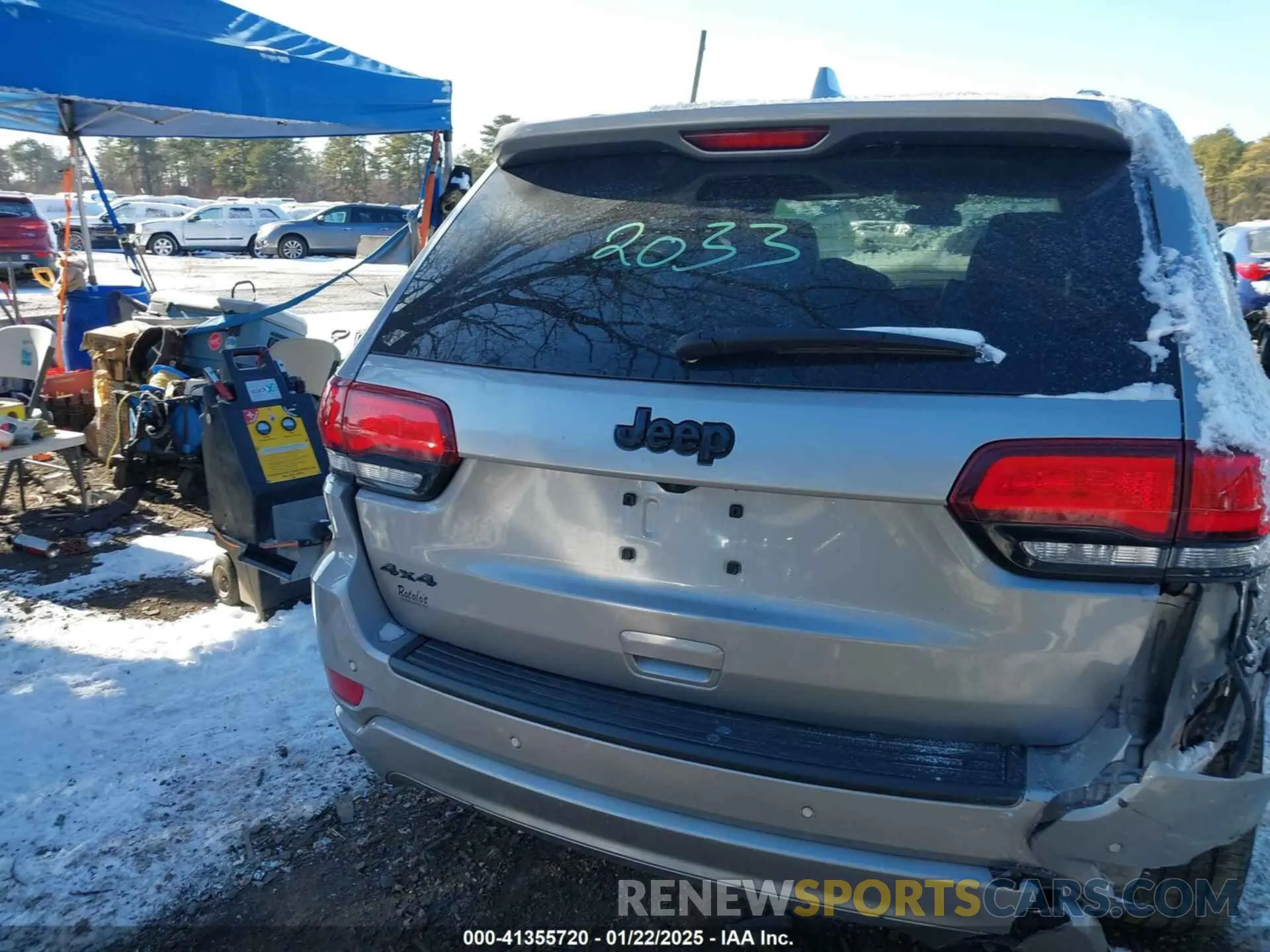 16 fotografías del automóvil dañado 1C4RJFAG6MC779413 JEEP GRAND CHEROKEE 2021