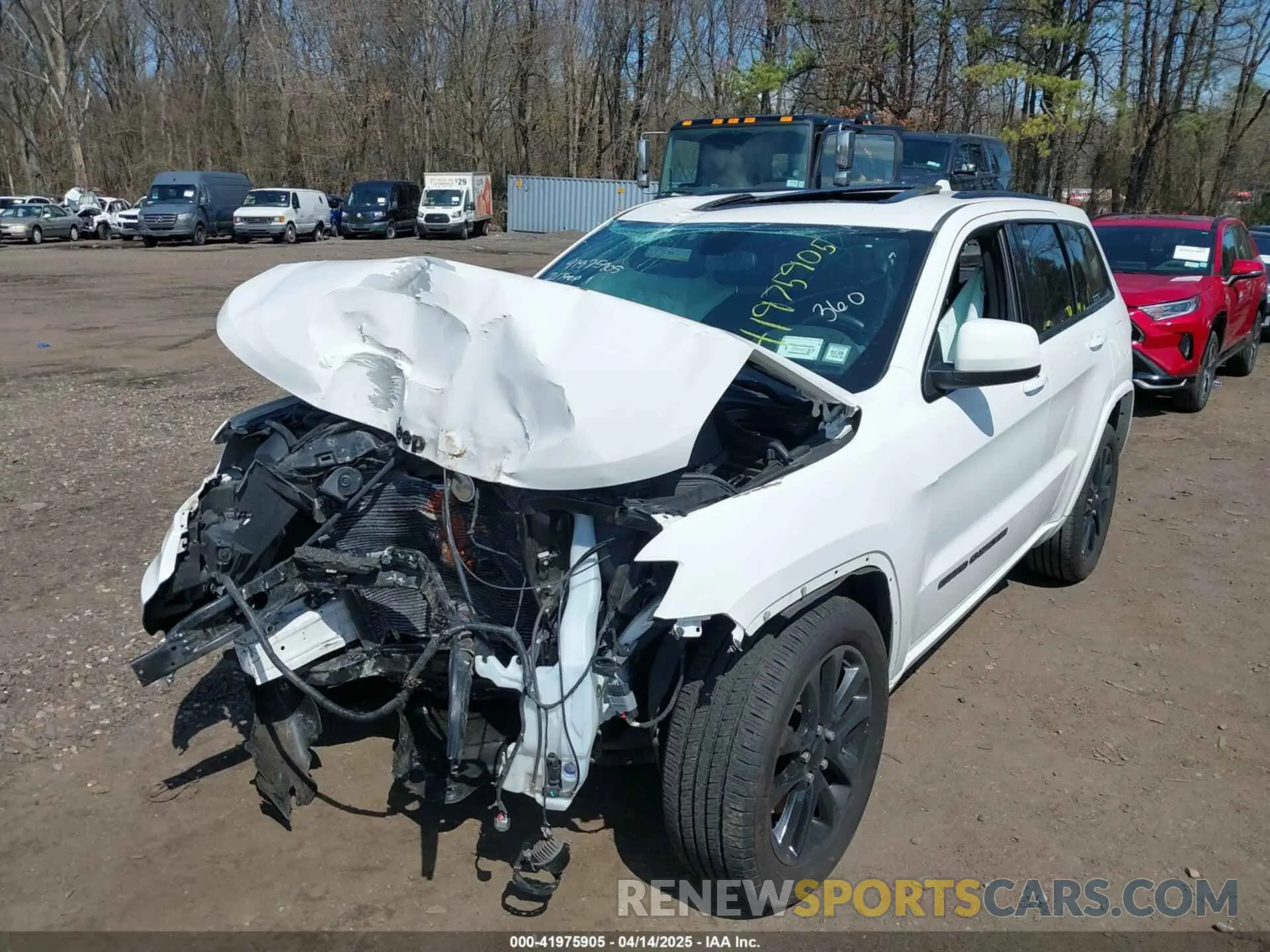 6 fotografías del automóvil dañado 1C4RJFAG7MC776309 JEEP GRAND CHEROKEE 2021