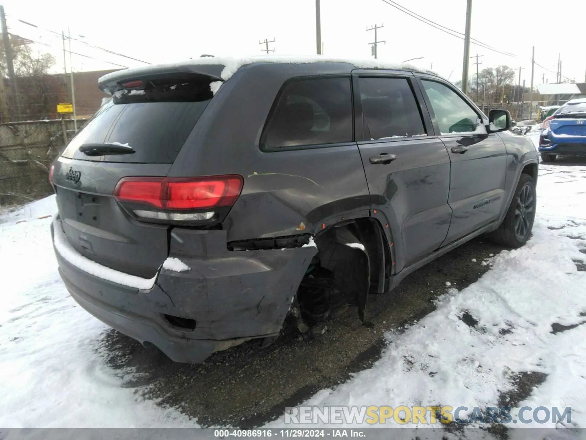4 fotografías del automóvil dañado 1C4RJFAG8MC823847 JEEP GRAND CHEROKEE 2021