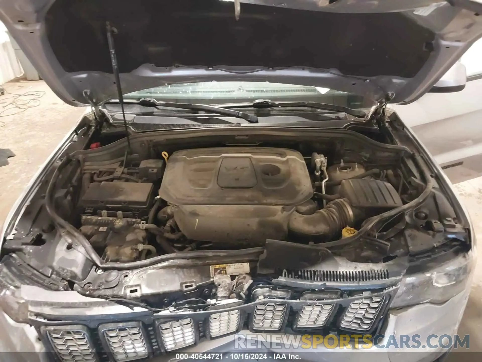10 fotografías del automóvil dañado 1C4RJFAGXMC563628 JEEP GRAND CHEROKEE 2021