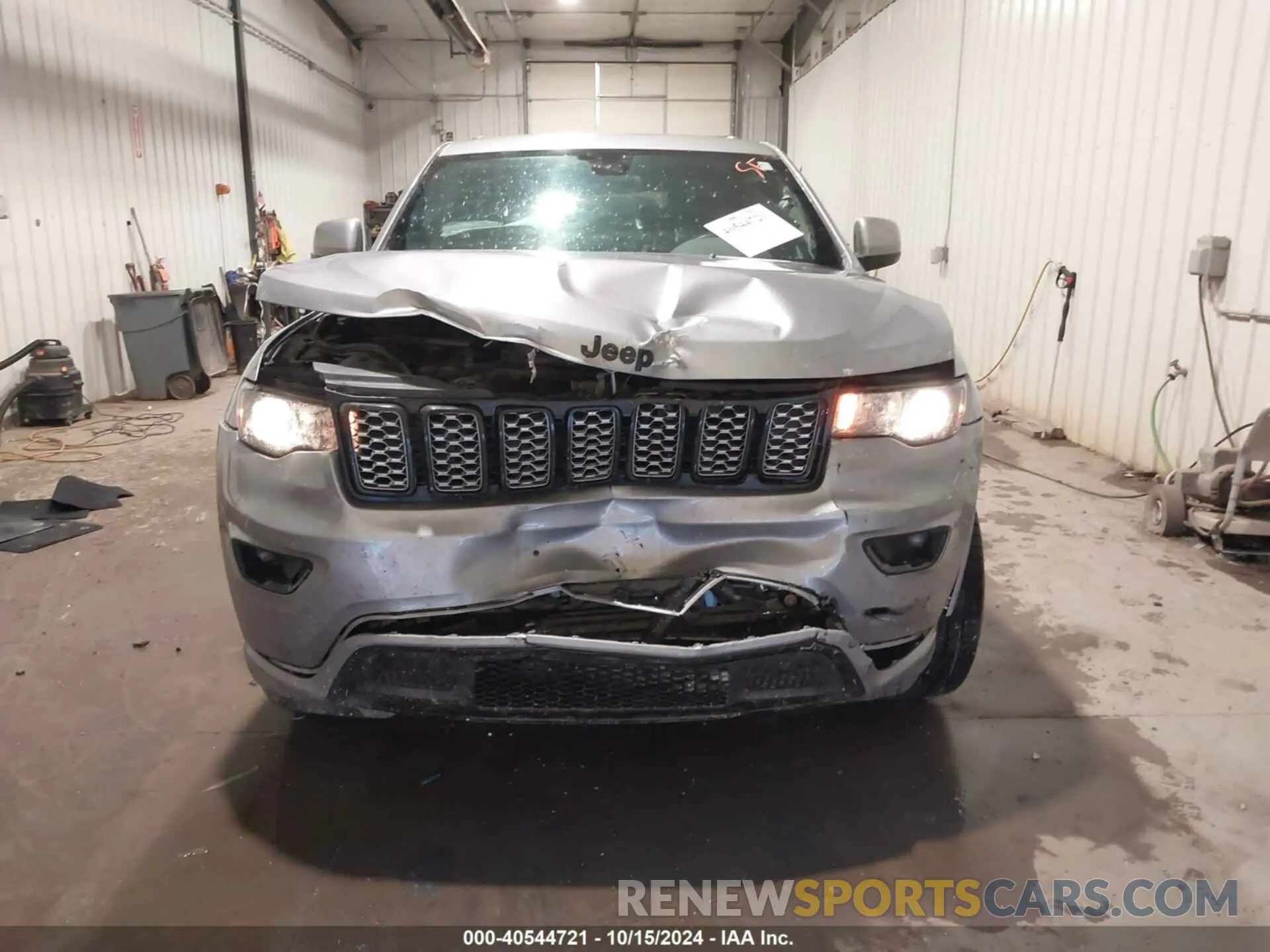 6 fotografías del automóvil dañado 1C4RJFAGXMC563628 JEEP GRAND CHEROKEE 2021