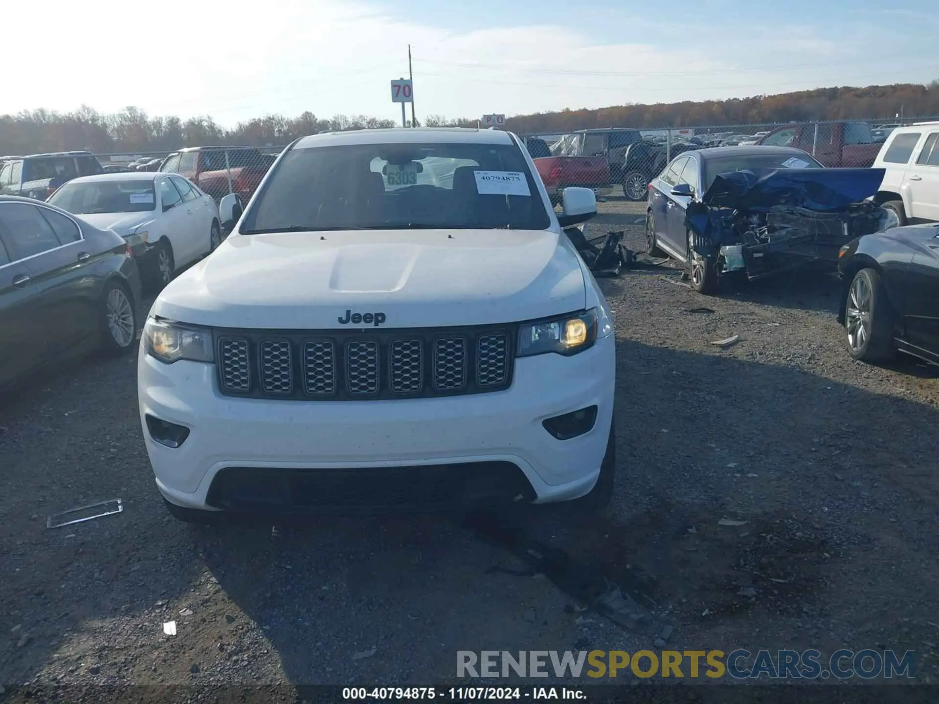 12 fotografías del automóvil dañado 1C4RJFAGXMC589548 JEEP GRAND CHEROKEE 2021