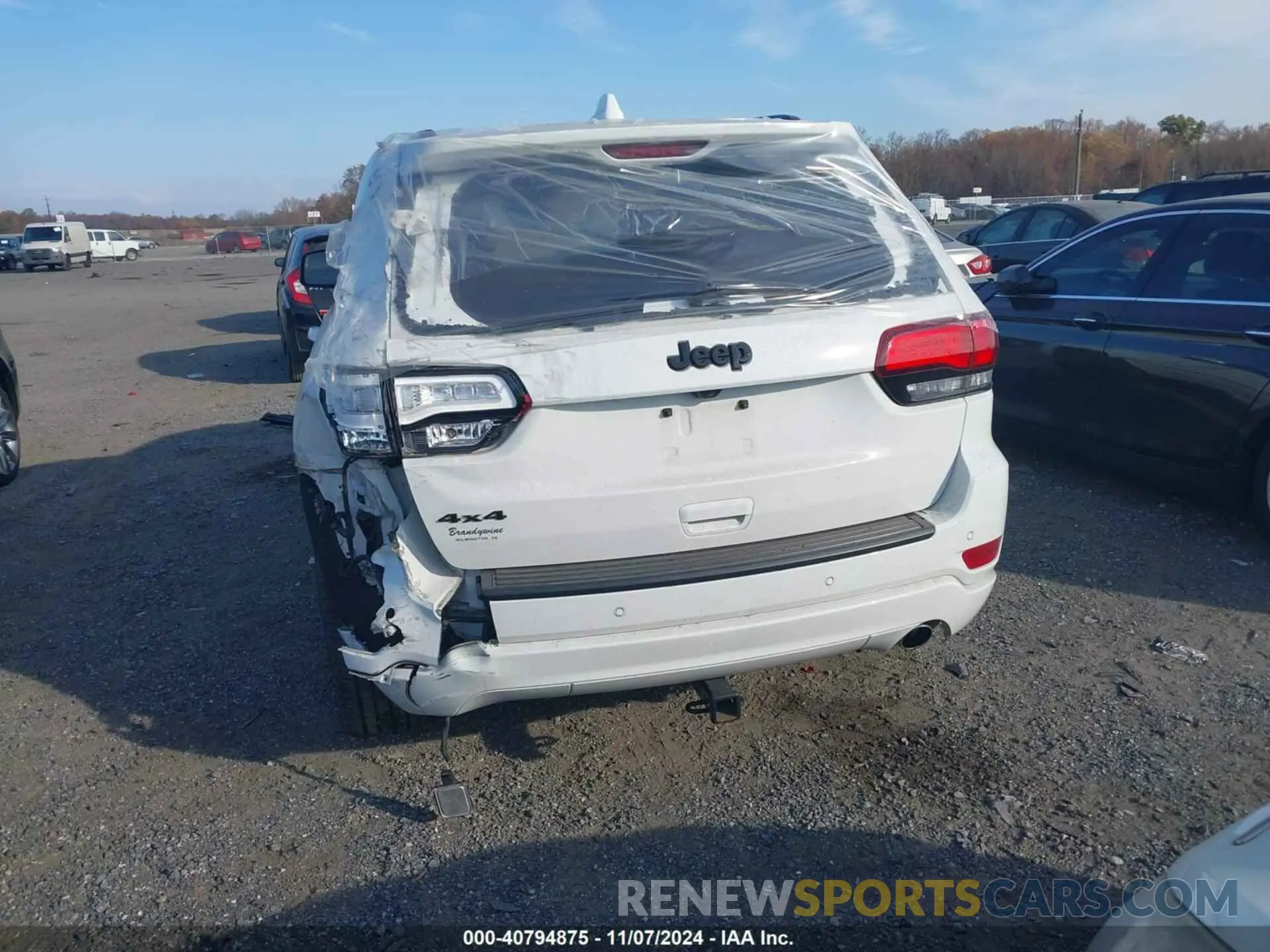 16 fotografías del automóvil dañado 1C4RJFAGXMC589548 JEEP GRAND CHEROKEE 2021