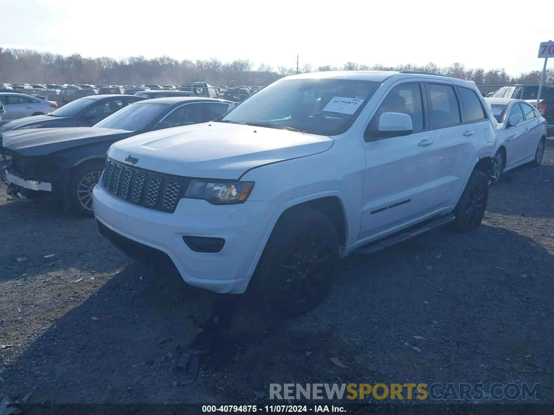2 fotografías del automóvil dañado 1C4RJFAGXMC589548 JEEP GRAND CHEROKEE 2021