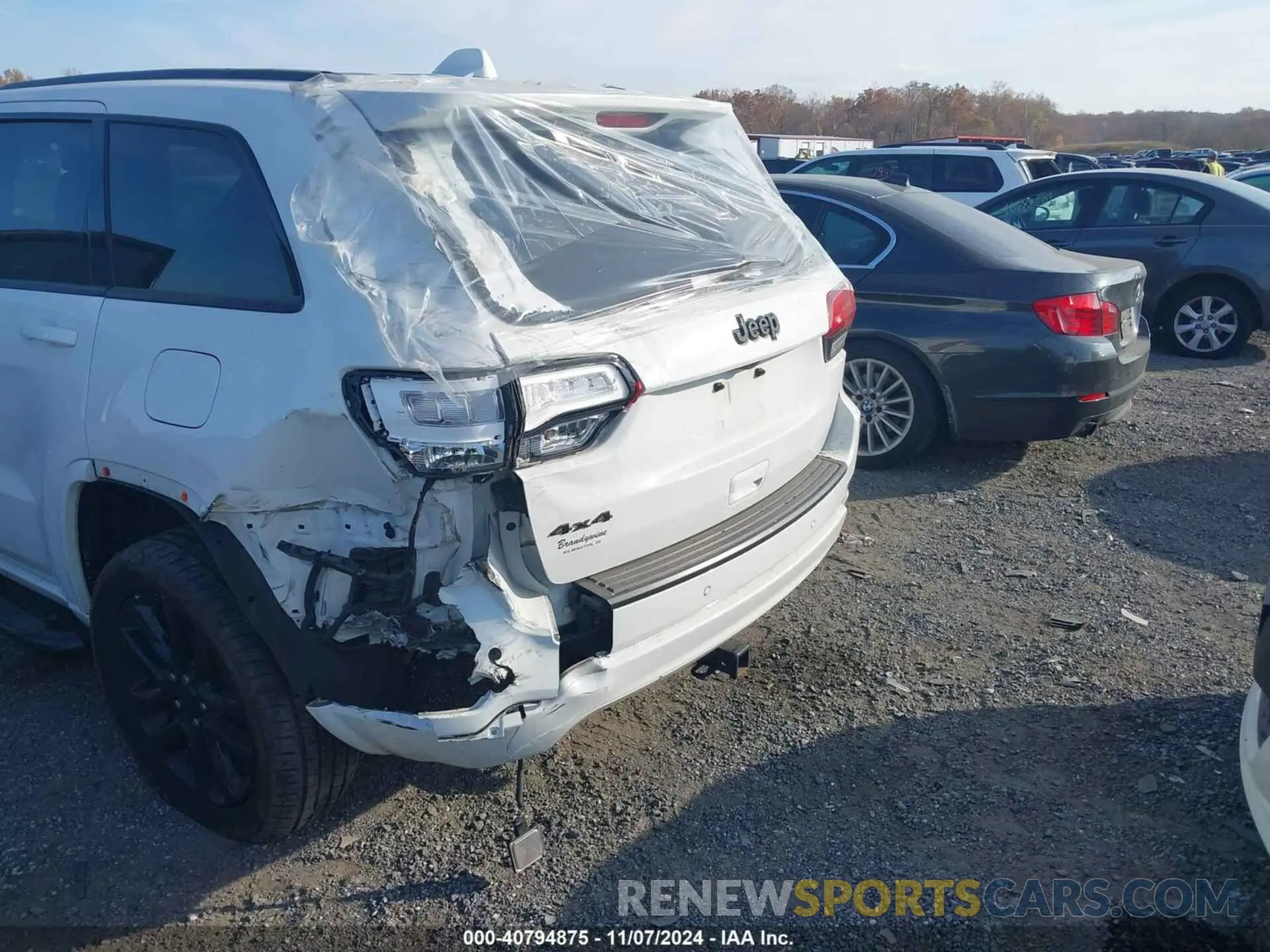 6 fotografías del automóvil dañado 1C4RJFAGXMC589548 JEEP GRAND CHEROKEE 2021