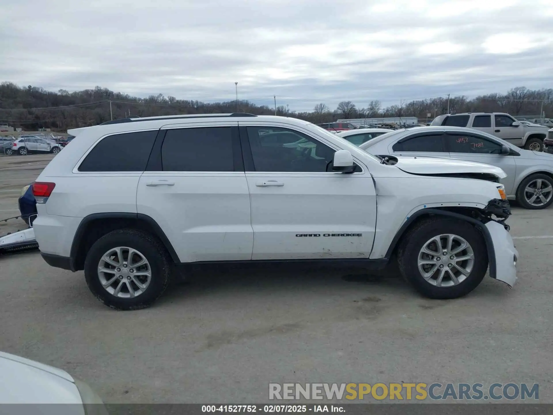 14 fotografías del automóvil dañado 1C4RJFAGXMC687897 JEEP GRAND CHEROKEE 2021