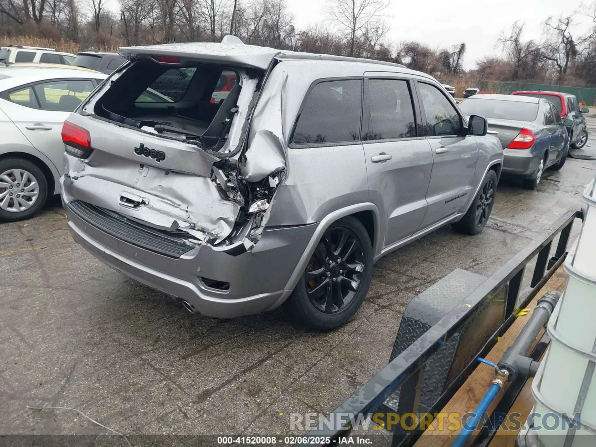 4 fotografías del automóvil dañado 1C4RJFAGXMC691156 JEEP GRAND CHEROKEE 2021