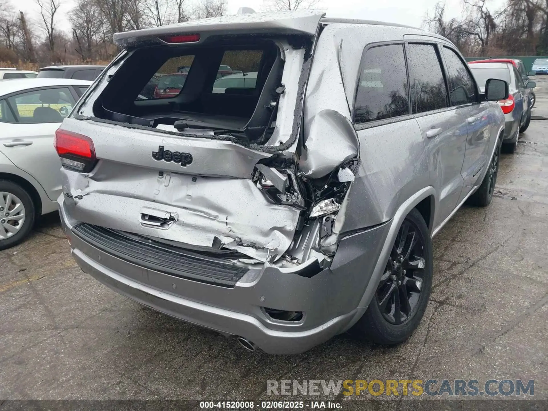 6 fotografías del automóvil dañado 1C4RJFAGXMC691156 JEEP GRAND CHEROKEE 2021