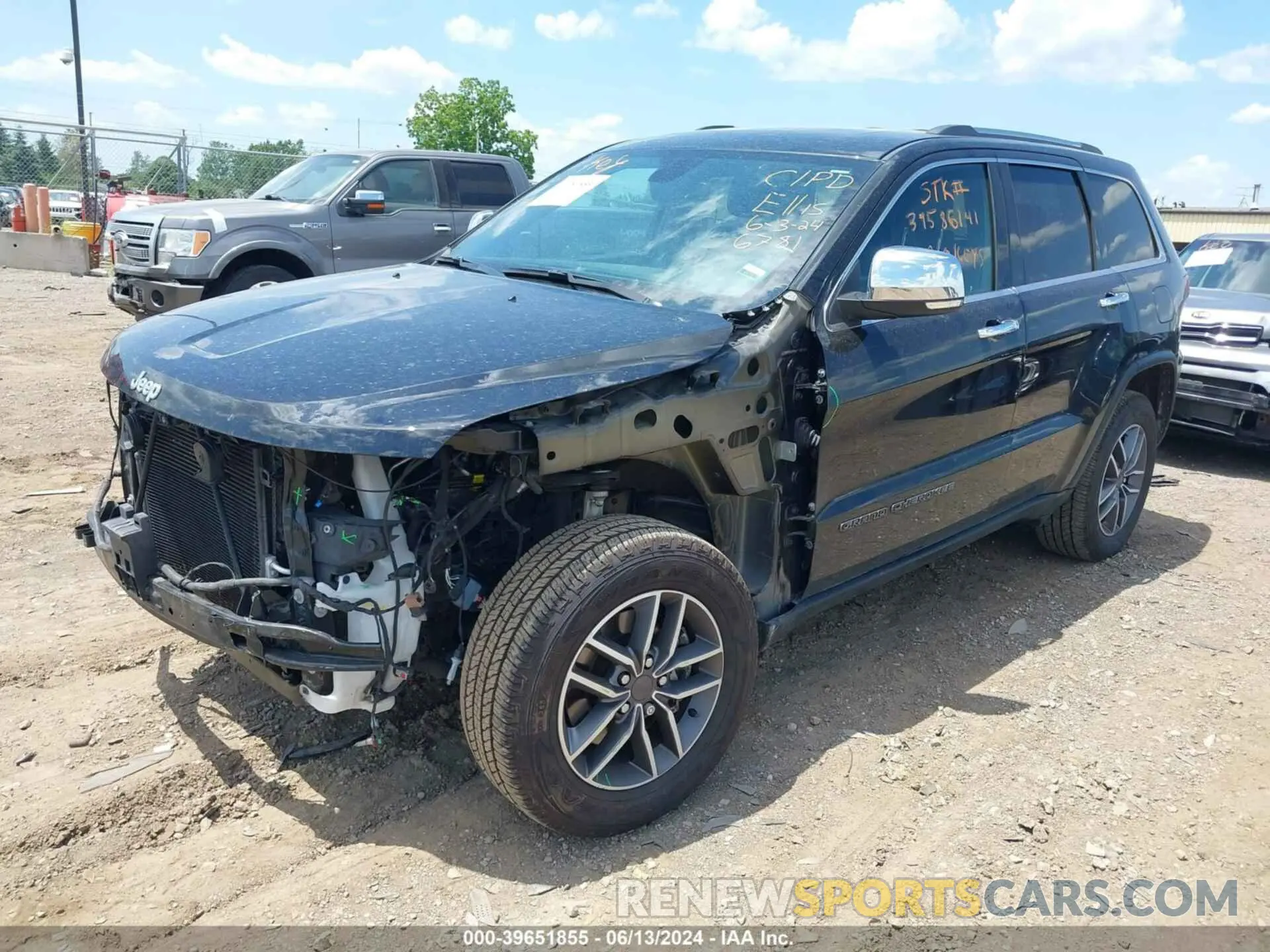 2 fotografías del automóvil dañado 1C4RJFBG0MC776781 JEEP GRAND CHEROKEE 2021