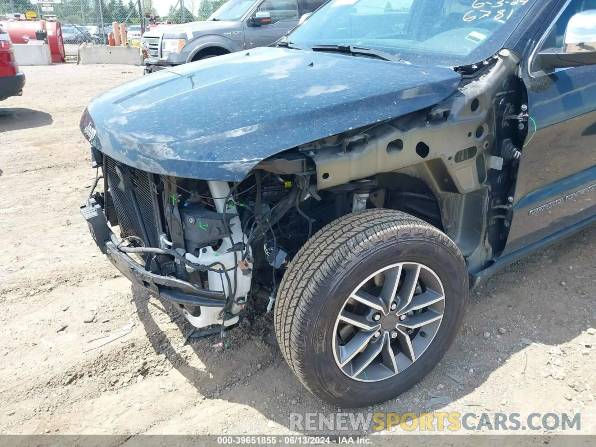 6 fotografías del automóvil dañado 1C4RJFBG0MC776781 JEEP GRAND CHEROKEE 2021