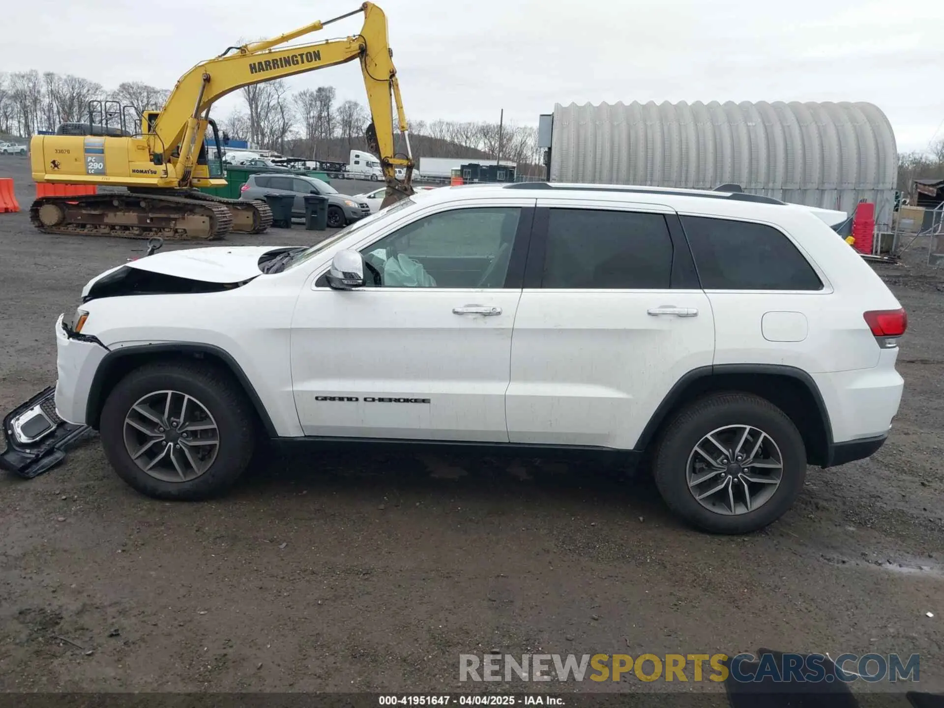 14 fotografías del automóvil dañado 1C4RJFBG1MC537952 JEEP GRAND CHEROKEE 2021
