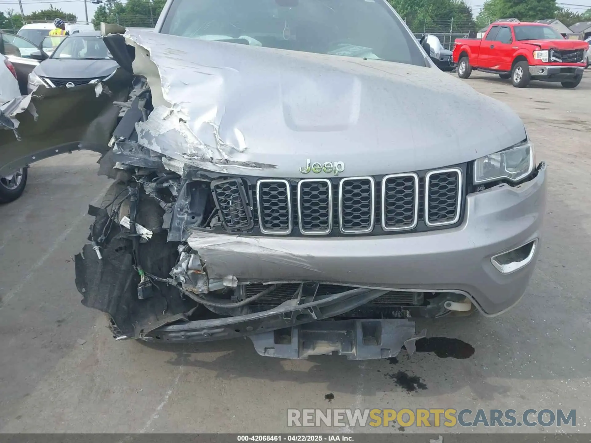 6 fotografías del automóvil dañado 1C4RJFBG2MC612156 JEEP GRAND CHEROKEE 2021