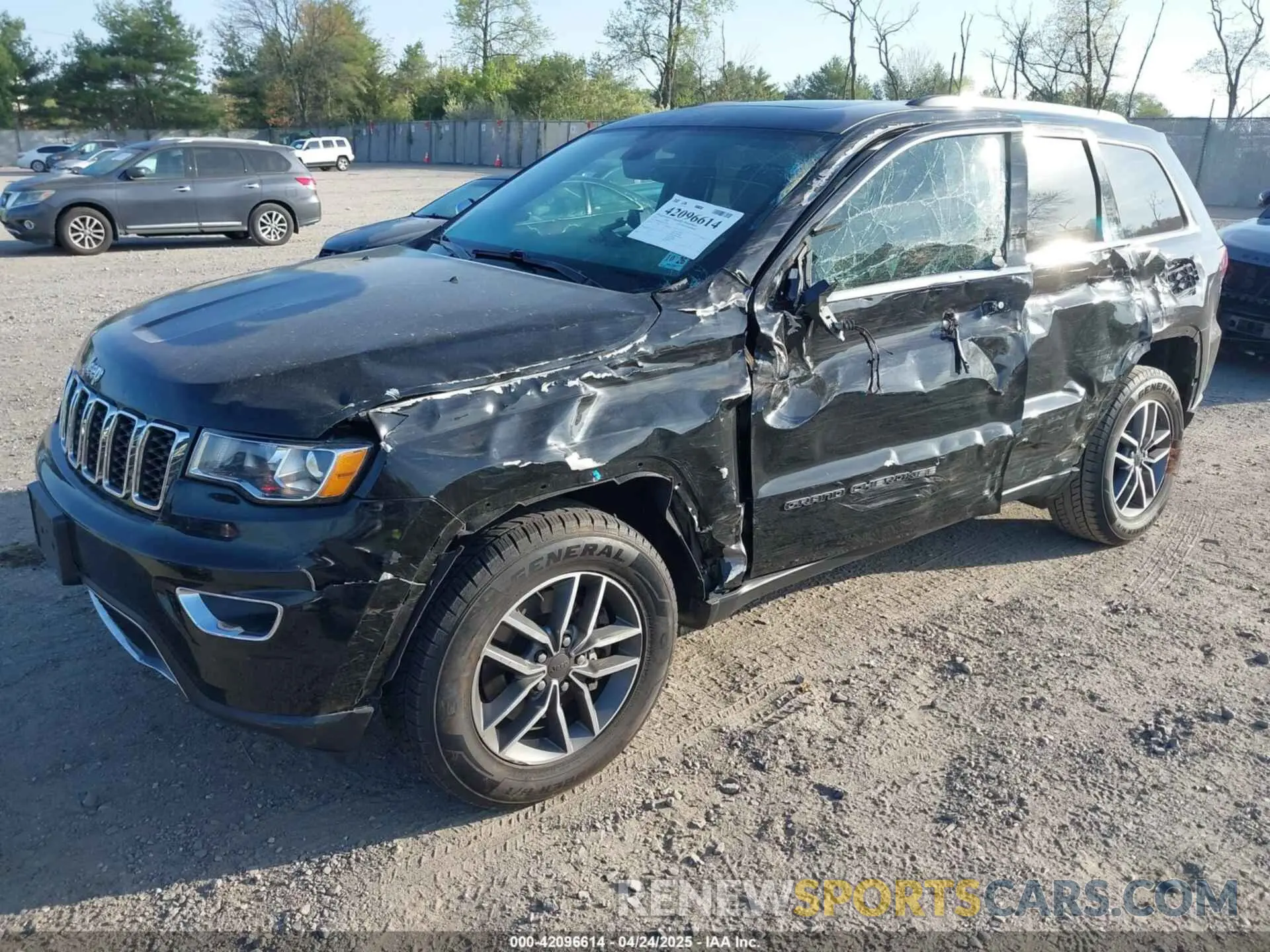 2 fotografías del automóvil dañado 1C4RJFBG2MC731163 JEEP GRAND CHEROKEE 2021