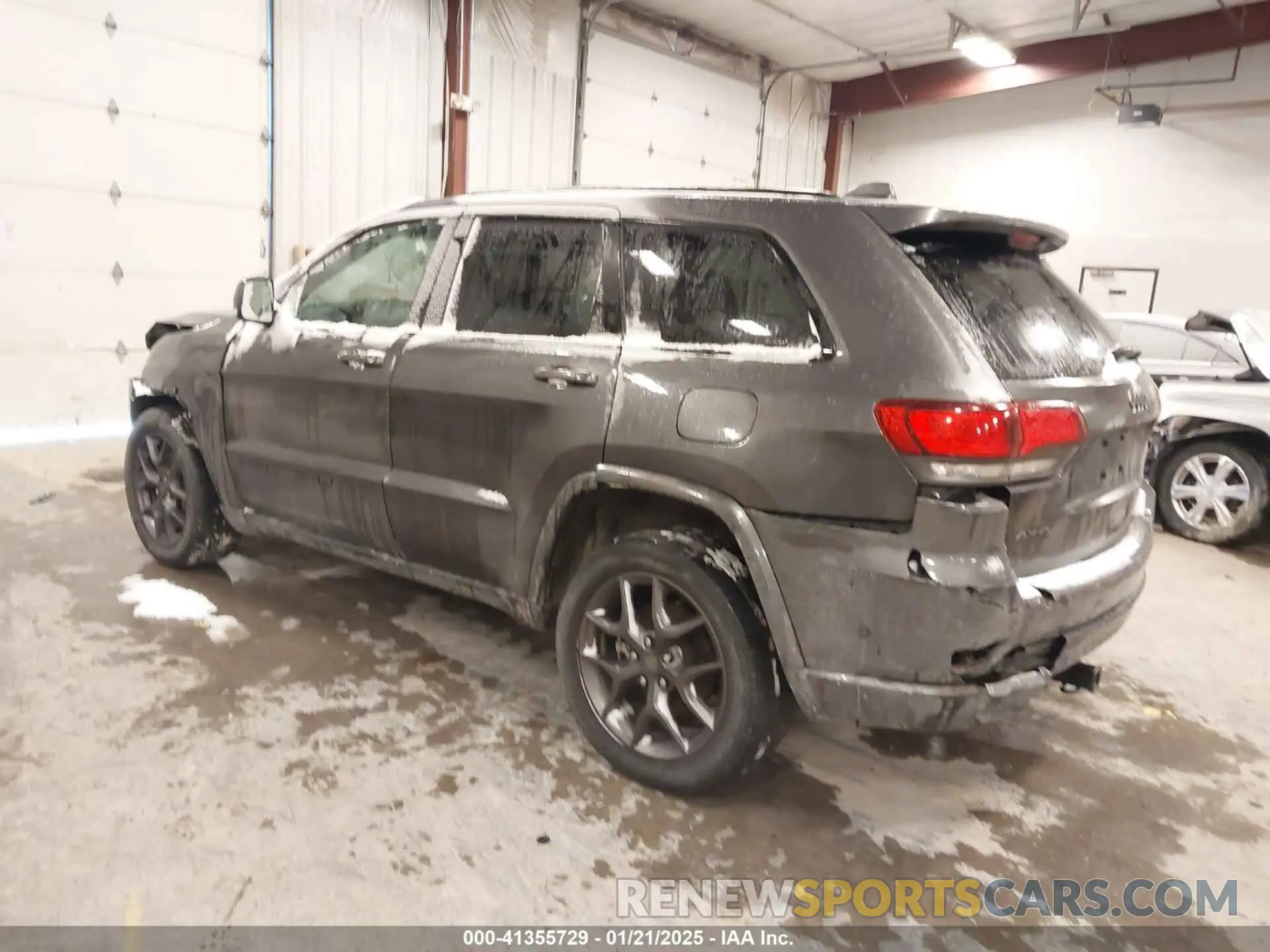 3 fotografías del automóvil dañado 1C4RJFBG2MC736010 JEEP GRAND CHEROKEE 2021