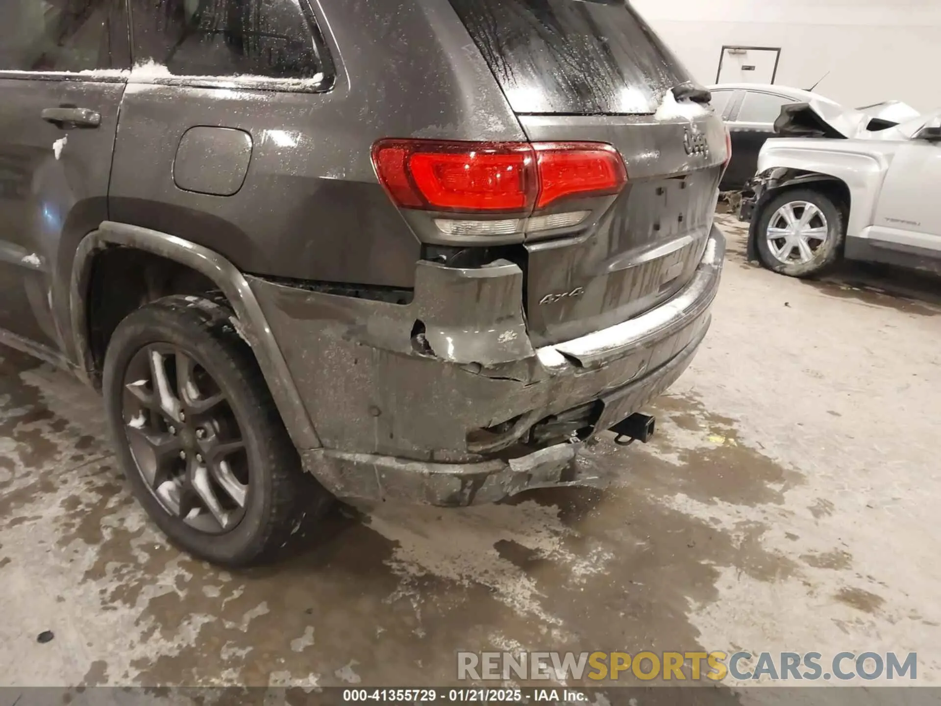 6 fotografías del automóvil dañado 1C4RJFBG2MC736010 JEEP GRAND CHEROKEE 2021