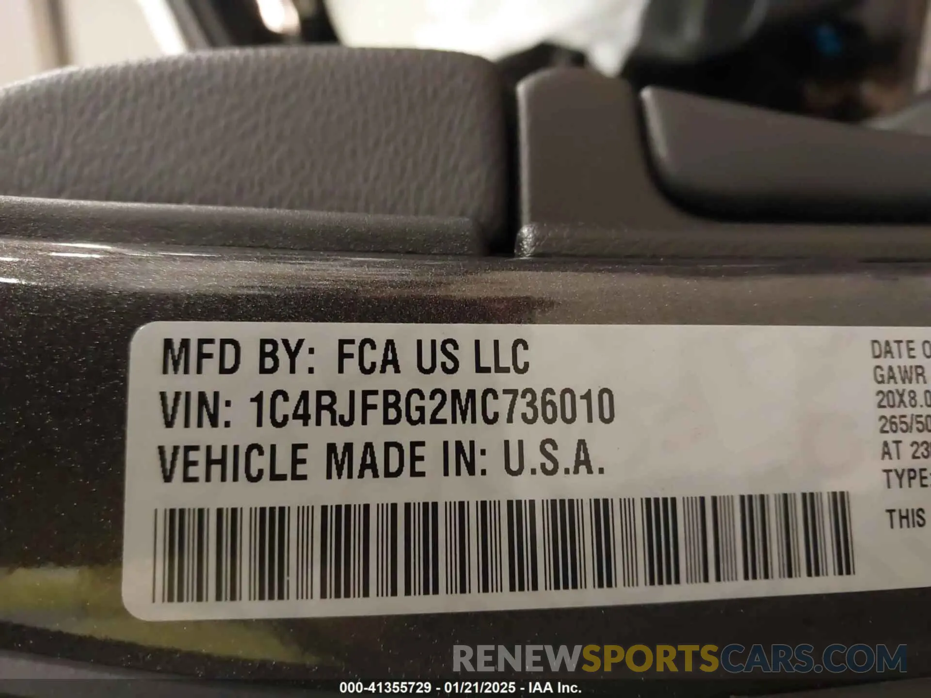 9 fotografías del automóvil dañado 1C4RJFBG2MC736010 JEEP GRAND CHEROKEE 2021