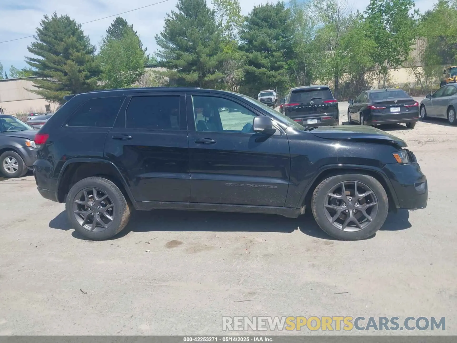 13 fotografías del automóvil dañado 1C4RJFBG3MC559693 JEEP GRAND CHEROKEE 2021