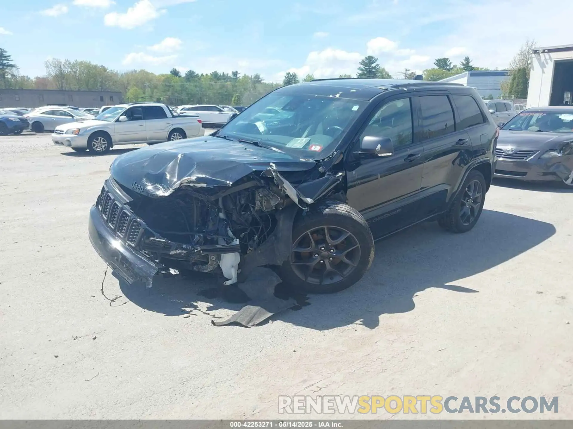 2 fotografías del automóvil dañado 1C4RJFBG3MC559693 JEEP GRAND CHEROKEE 2021