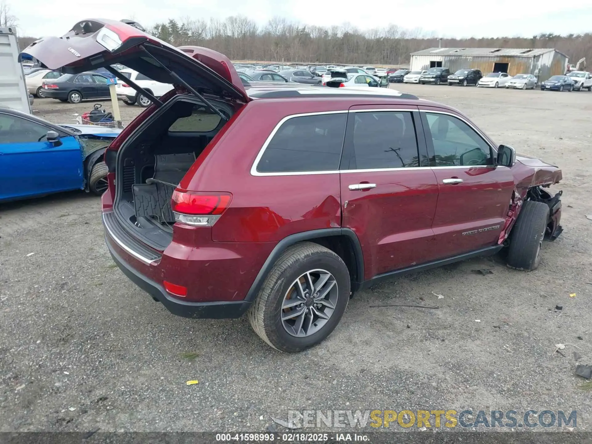 4 fotografías del automóvil dañado 1C4RJFBG3MC620606 JEEP GRAND CHEROKEE 2021