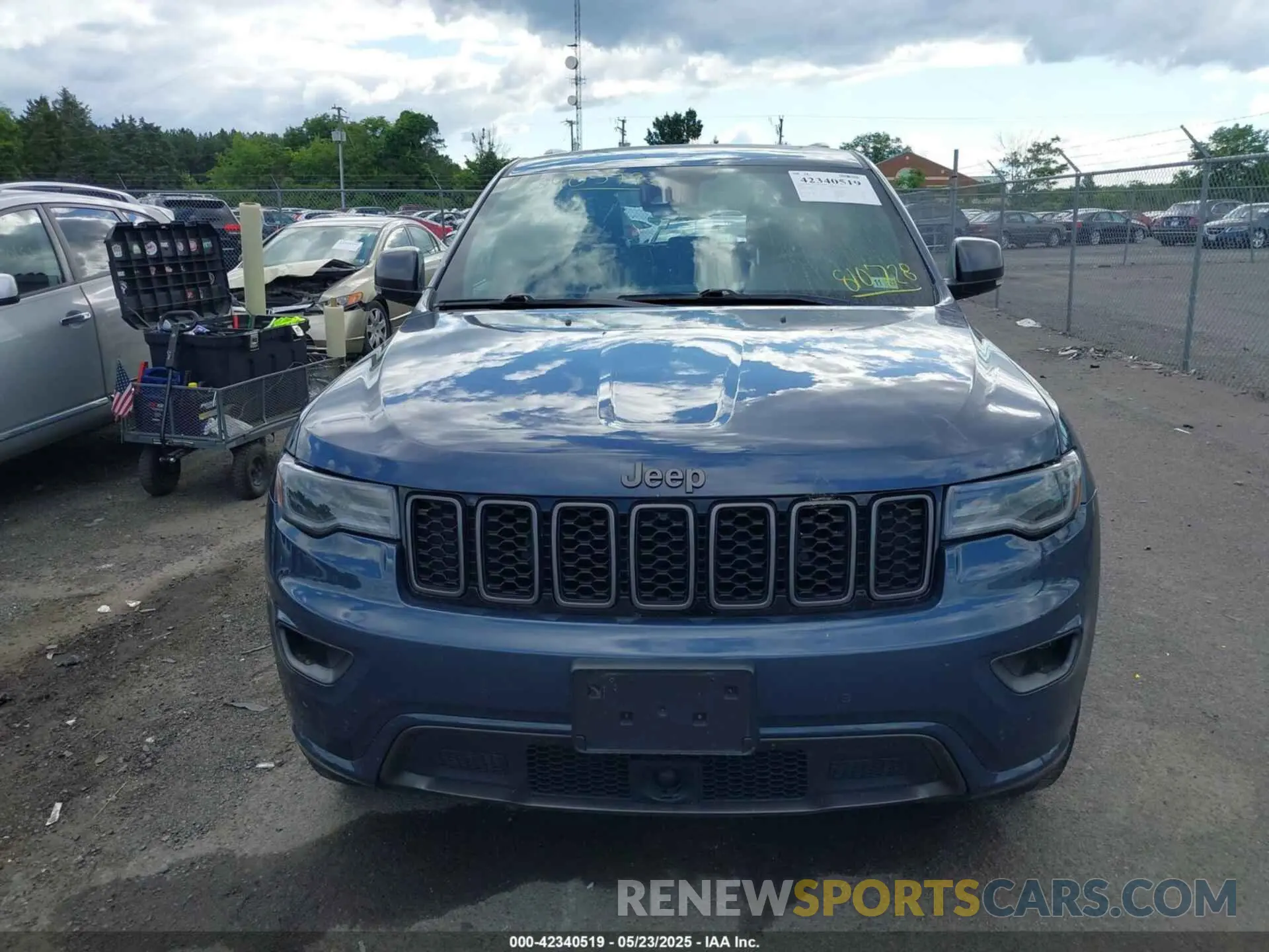 12 fotografías del automóvil dañado 1C4RJFBG3MC810728 JEEP GRAND CHEROKEE 2021