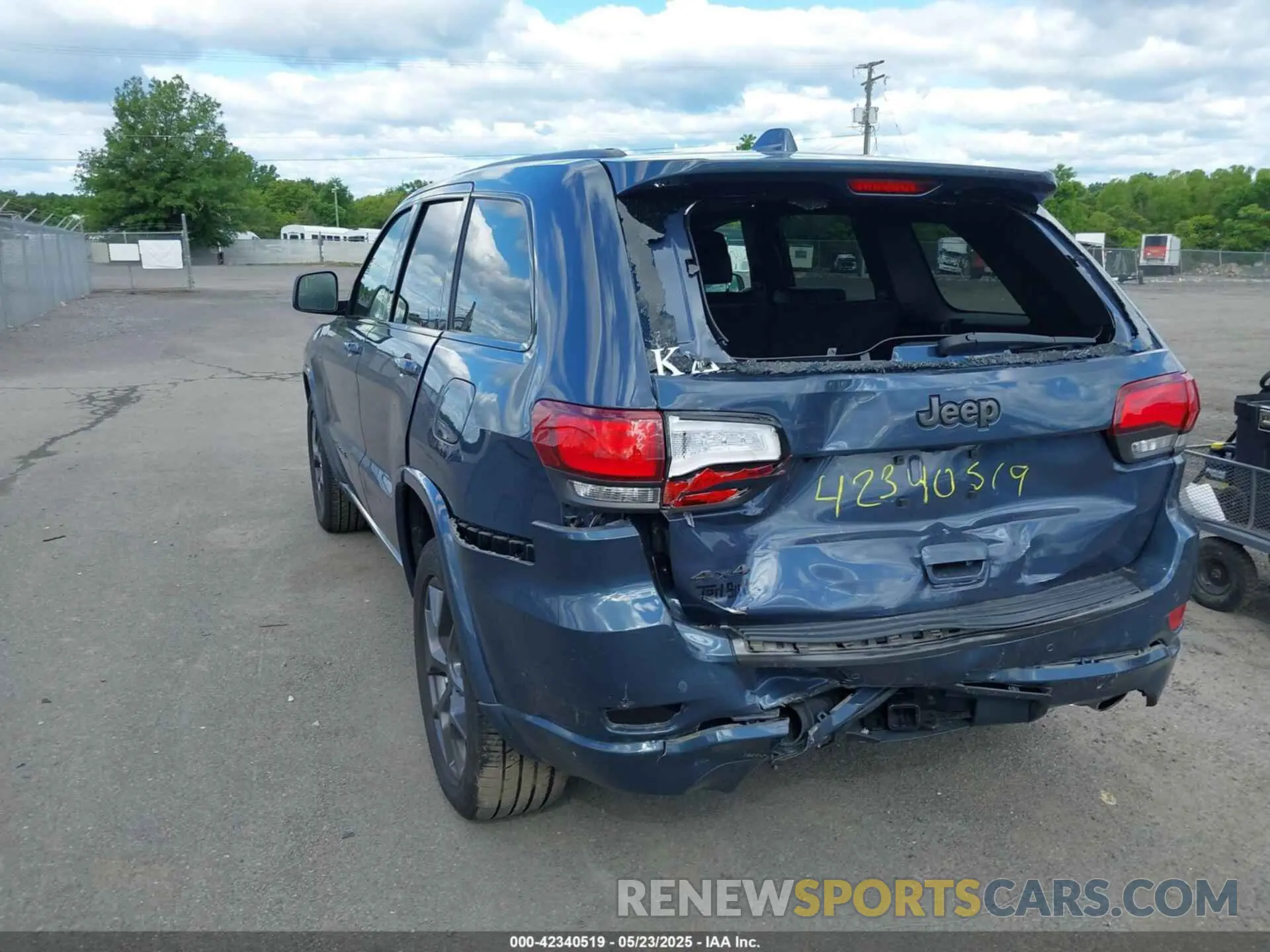 6 fotografías del automóvil dañado 1C4RJFBG3MC810728 JEEP GRAND CHEROKEE 2021