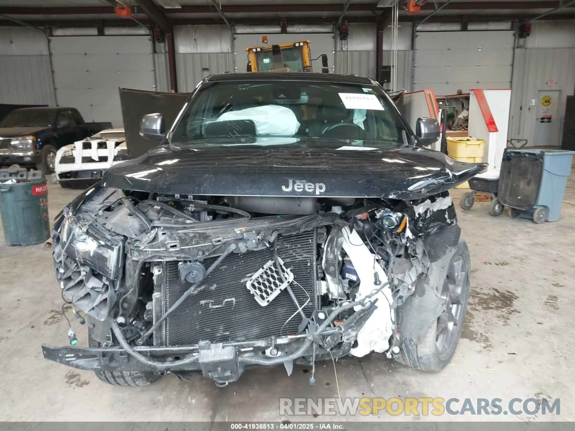 13 fotografías del automóvil dañado 1C4RJFBG3MC840652 JEEP GRAND CHEROKEE 2021