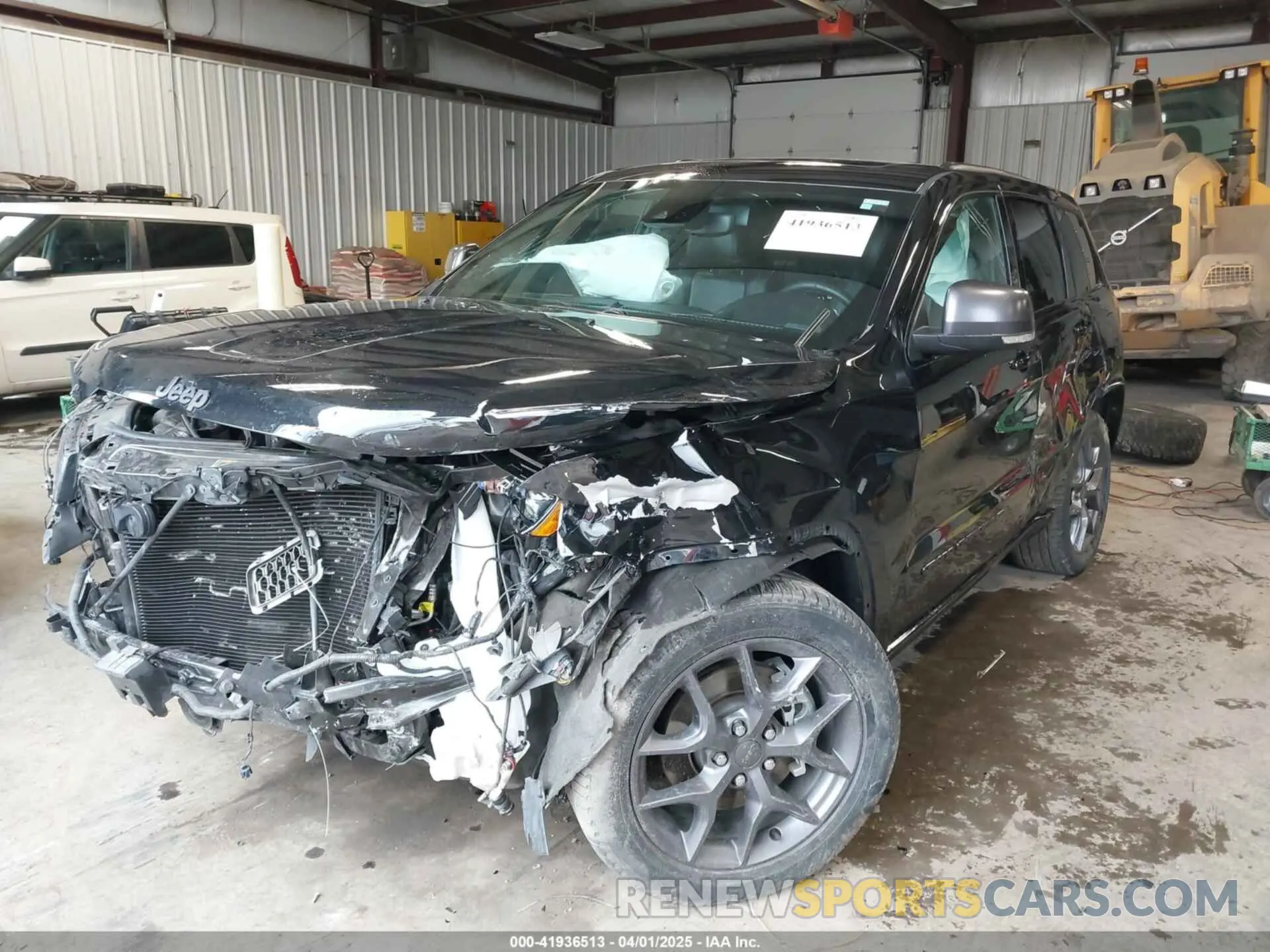 2 fotografías del automóvil dañado 1C4RJFBG3MC840652 JEEP GRAND CHEROKEE 2021