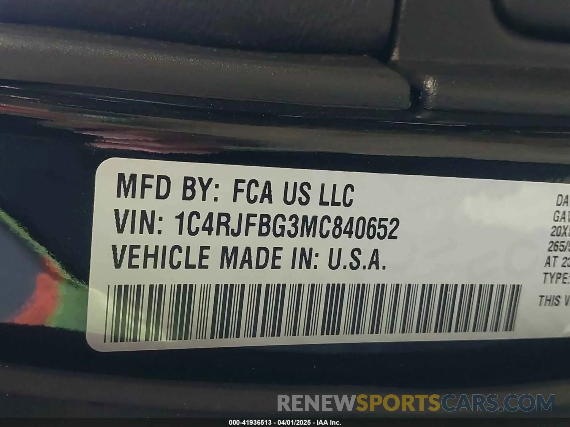 9 fotografías del automóvil dañado 1C4RJFBG3MC840652 JEEP GRAND CHEROKEE 2021
