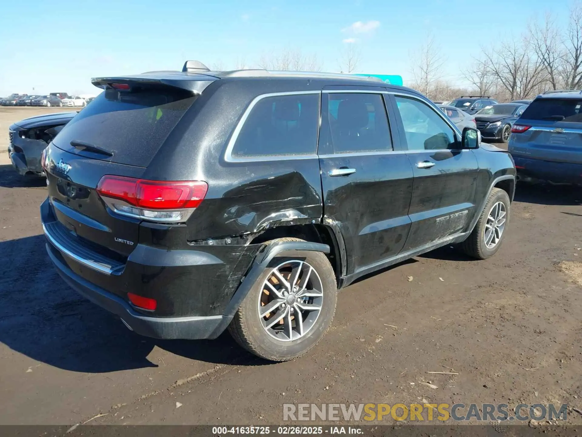 4 fotografías del automóvil dañado 1C4RJFBG4MC504136 JEEP GRAND CHEROKEE 2021