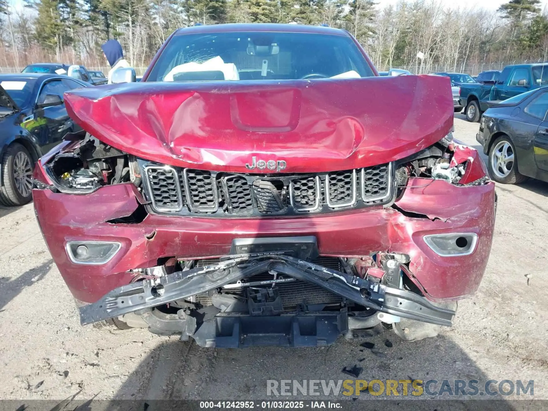 13 fotografías del automóvil dañado 1C4RJFBG4MC579984 JEEP GRAND CHEROKEE 2021
