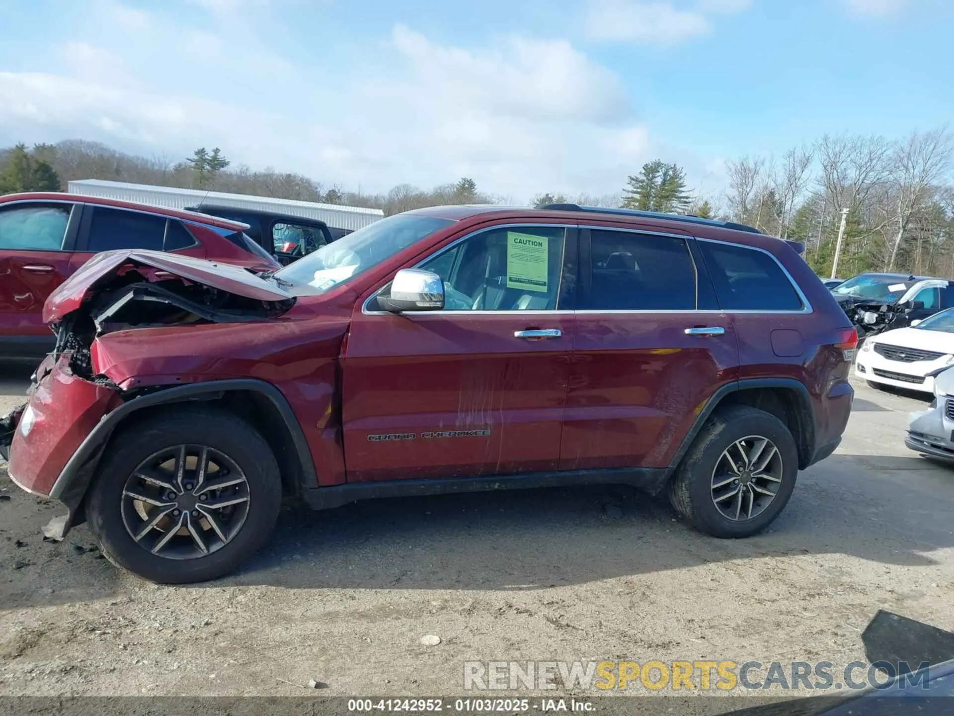 15 fotografías del automóvil dañado 1C4RJFBG4MC579984 JEEP GRAND CHEROKEE 2021