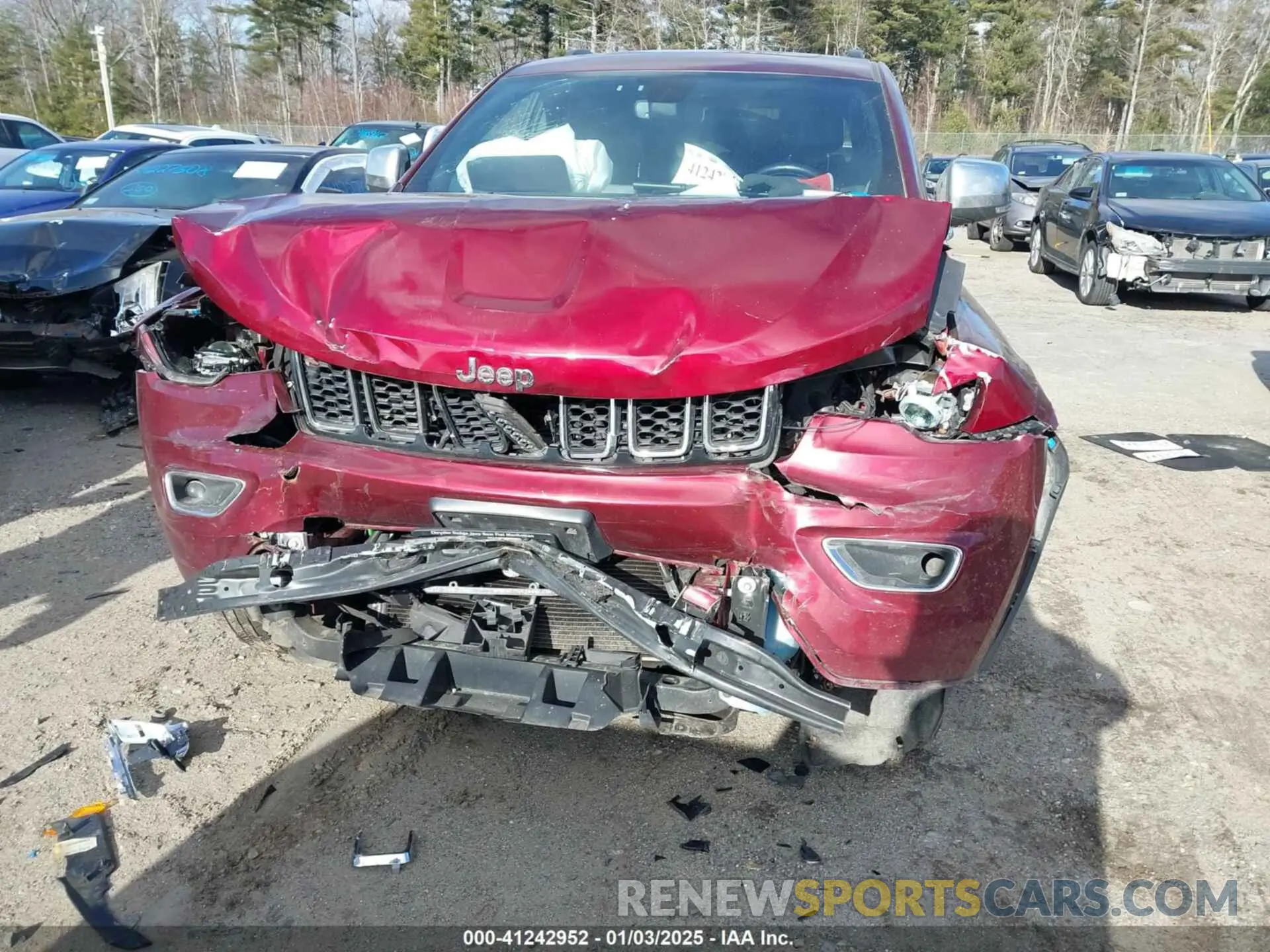 6 fotografías del automóvil dañado 1C4RJFBG4MC579984 JEEP GRAND CHEROKEE 2021