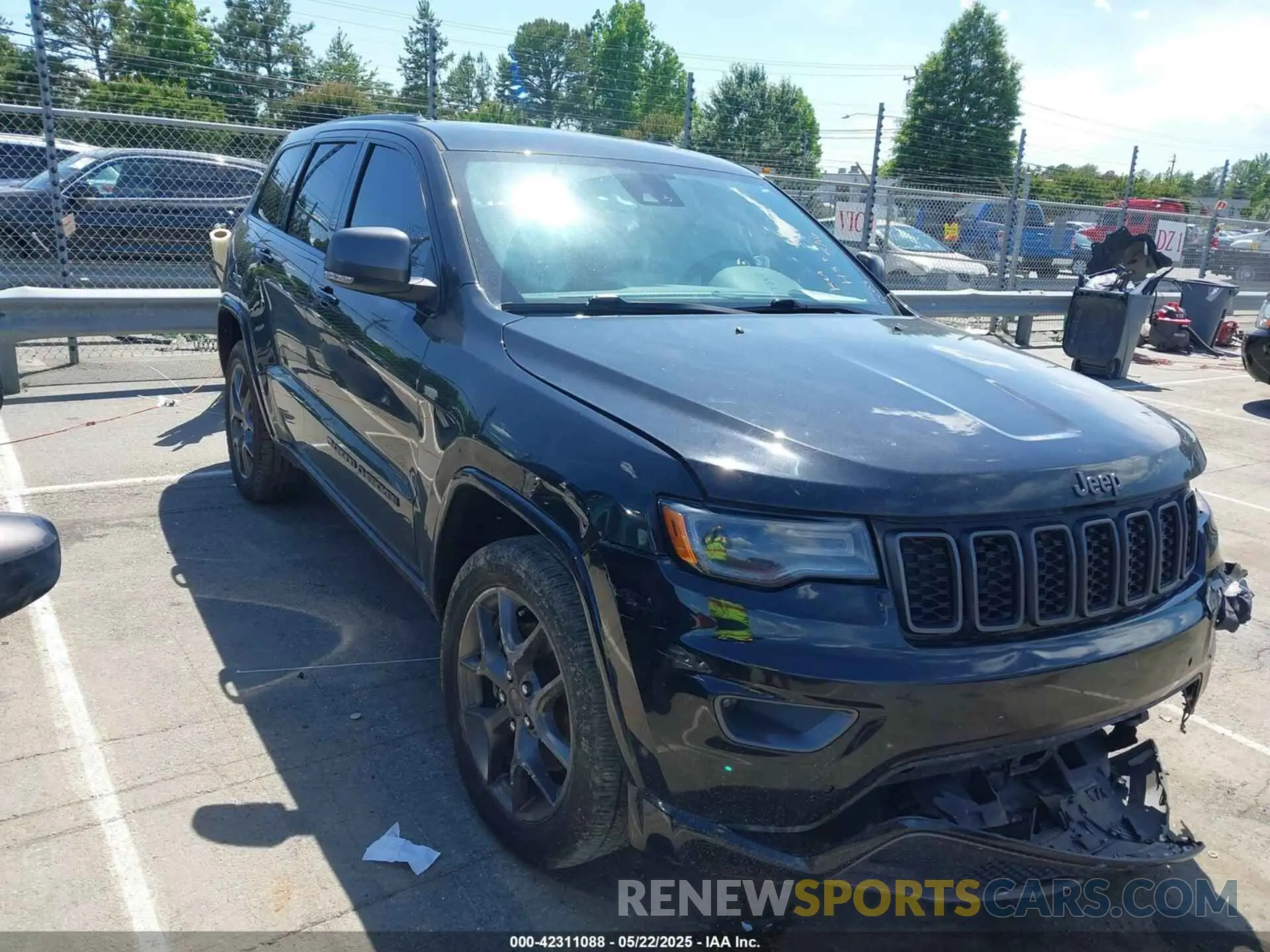 1 fotografías del automóvil dañado 1C4RJFBG4MC666557 JEEP GRAND CHEROKEE 2021