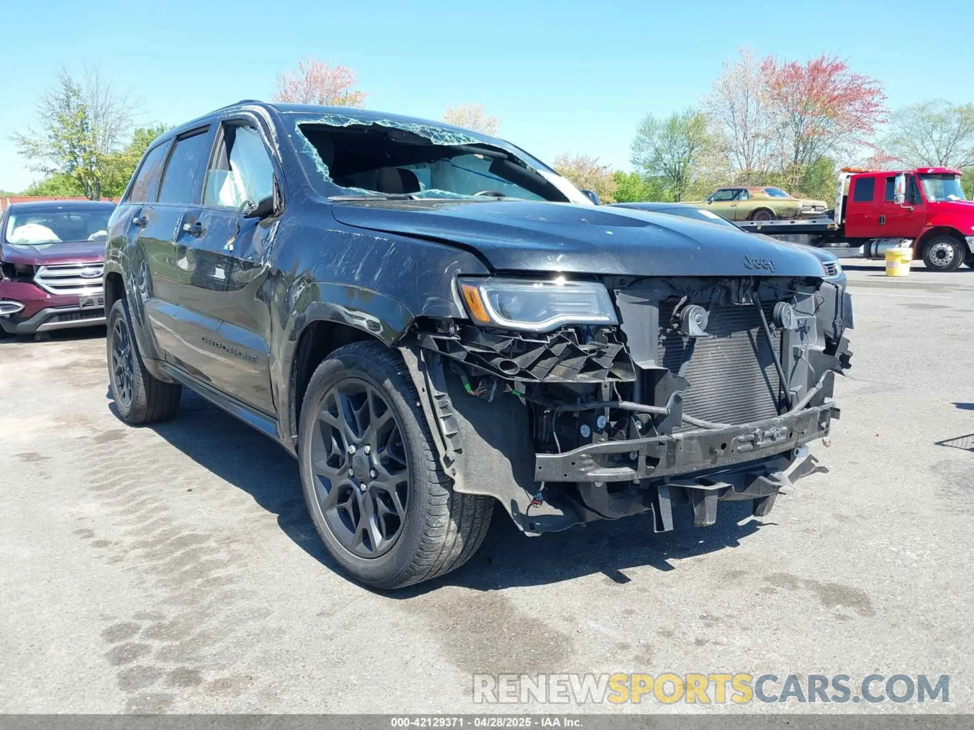 1 fotografías del automóvil dañado 1C4RJFBG5MC671721 JEEP GRAND CHEROKEE 2021