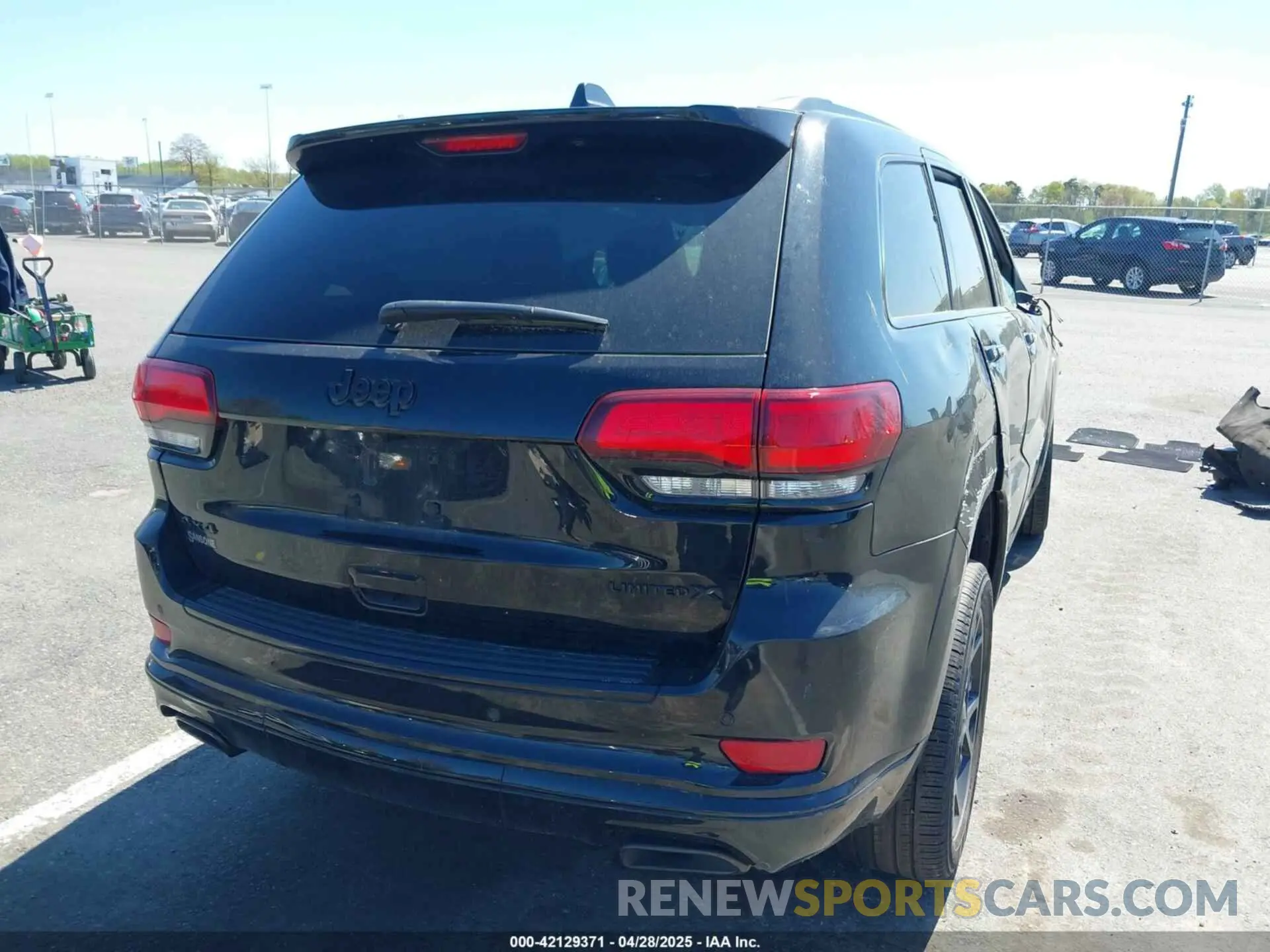 4 fotografías del automóvil dañado 1C4RJFBG5MC671721 JEEP GRAND CHEROKEE 2021