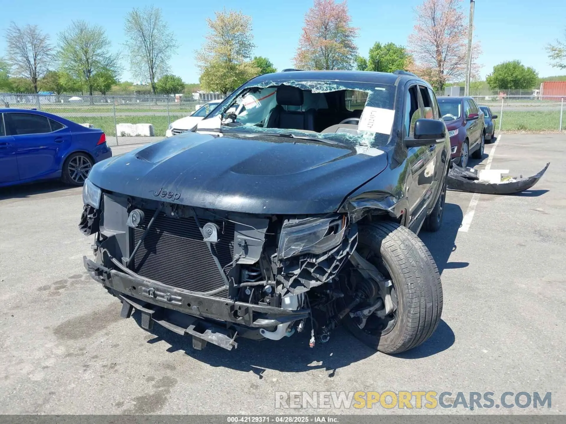 6 fotografías del automóvil dañado 1C4RJFBG5MC671721 JEEP GRAND CHEROKEE 2021
