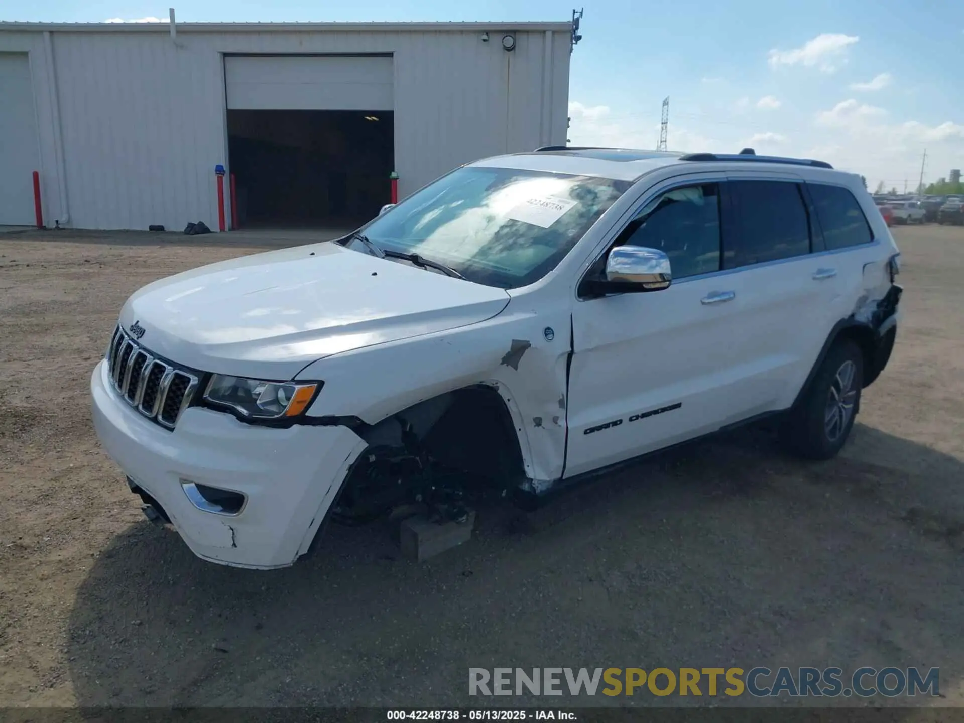 2 fotografías del automóvil dañado 1C4RJFBG5MC674182 JEEP GRAND CHEROKEE 2021