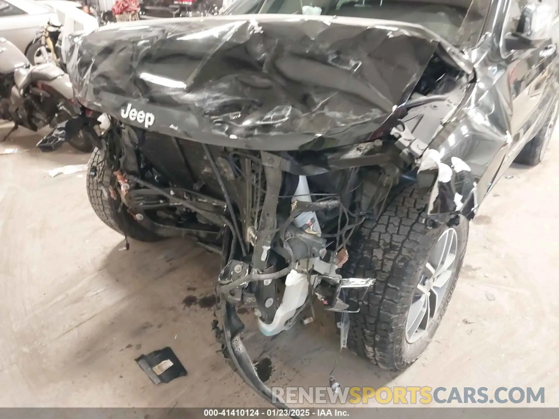 6 fotografías del automóvil dañado 1C4RJFBG5MC732694 JEEP GRAND CHEROKEE 2021