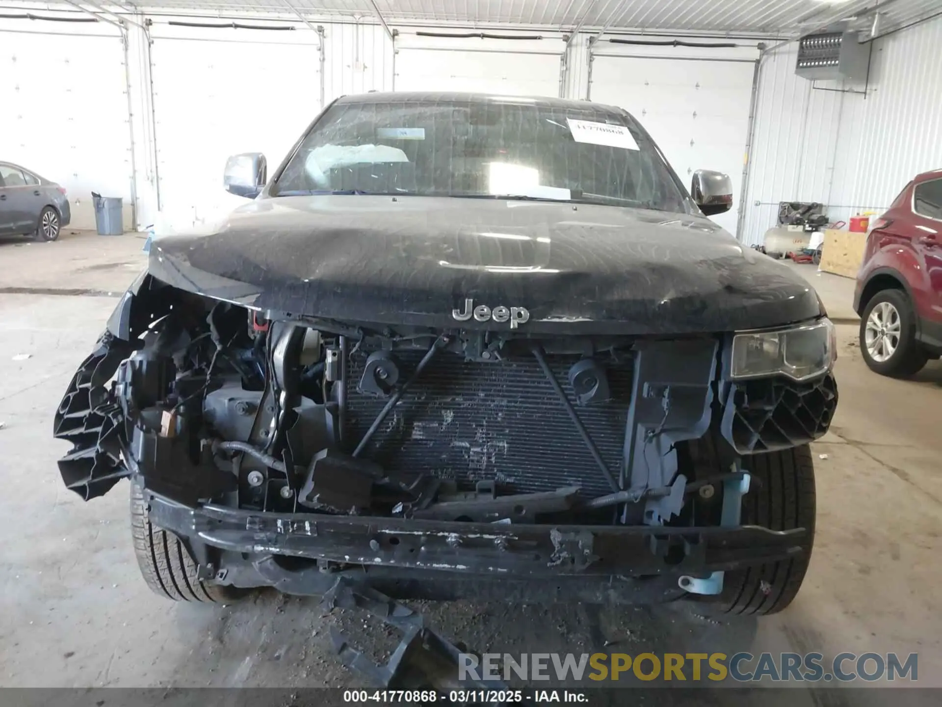 12 fotografías del automóvil dañado 1C4RJFBG8MC509792 JEEP GRAND CHEROKEE 2021