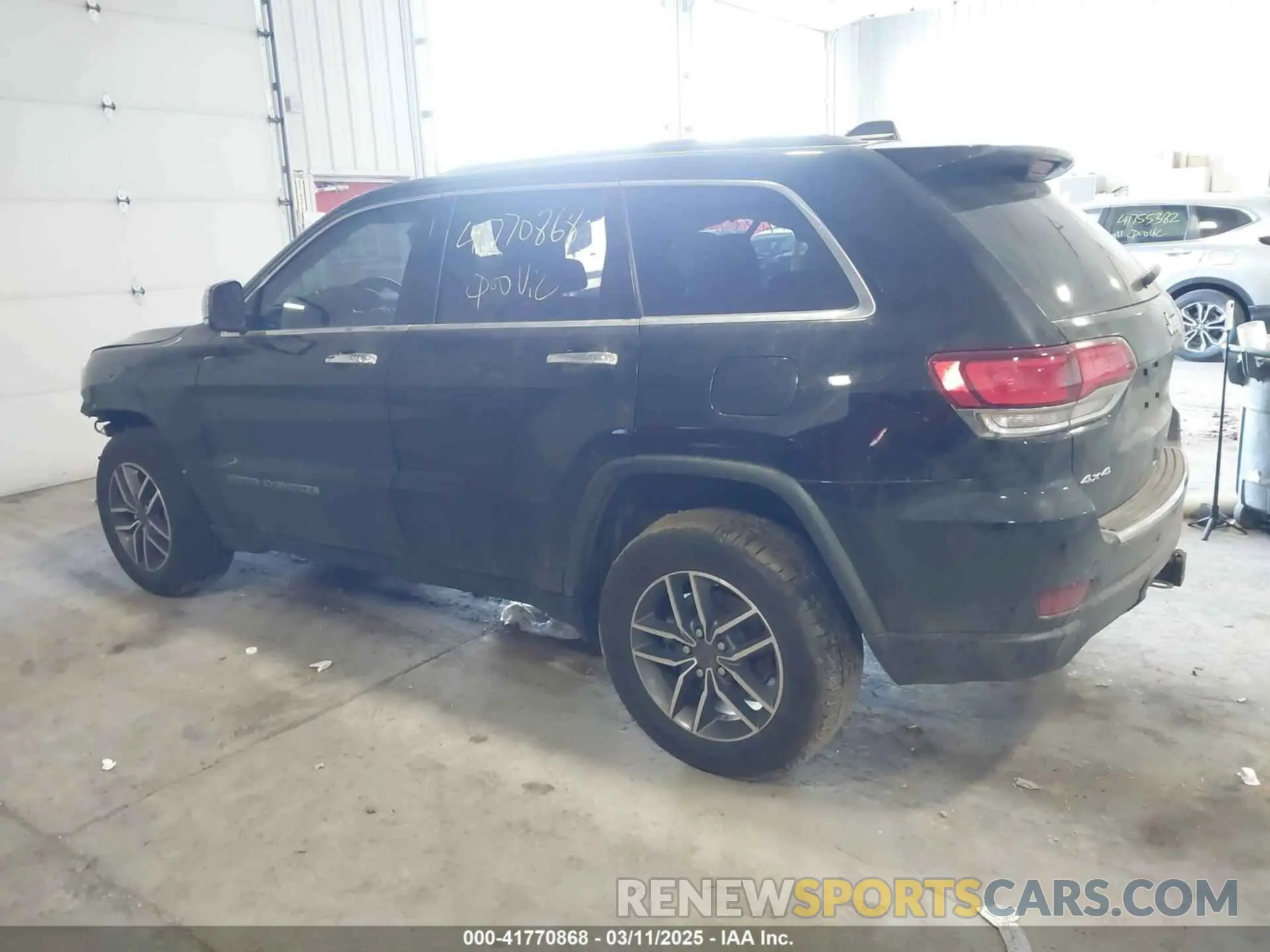 3 fotografías del automóvil dañado 1C4RJFBG8MC509792 JEEP GRAND CHEROKEE 2021