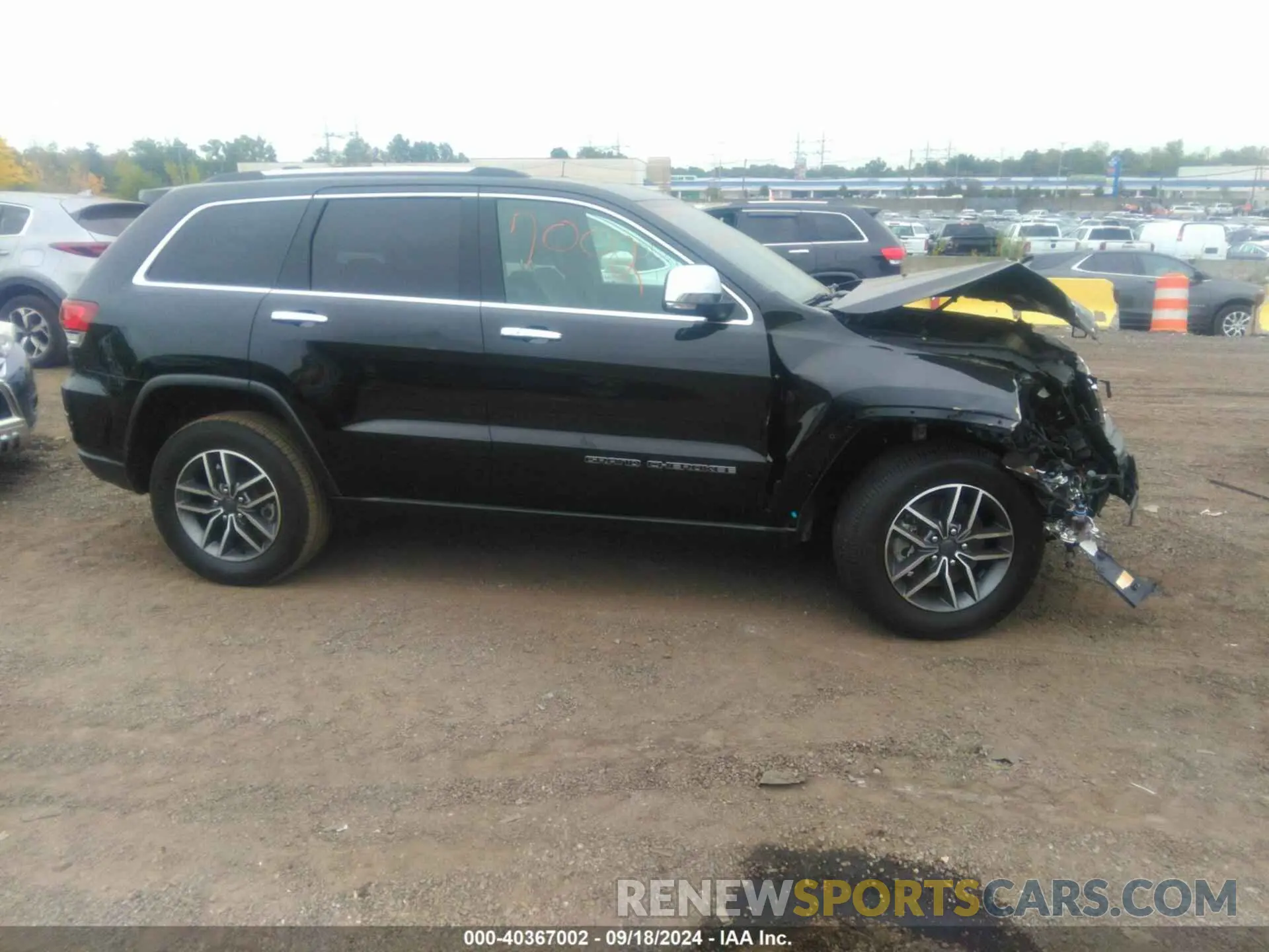 13 fotografías del automóvil dañado 1C4RJFBG9MC507498 JEEP GRAND CHEROKEE 2021