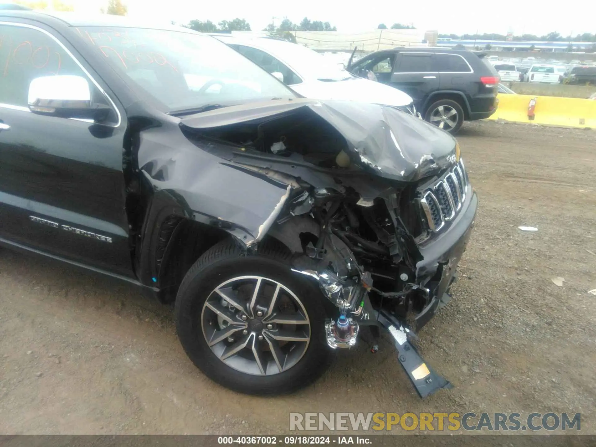 18 fotografías del automóvil dañado 1C4RJFBG9MC507498 JEEP GRAND CHEROKEE 2021